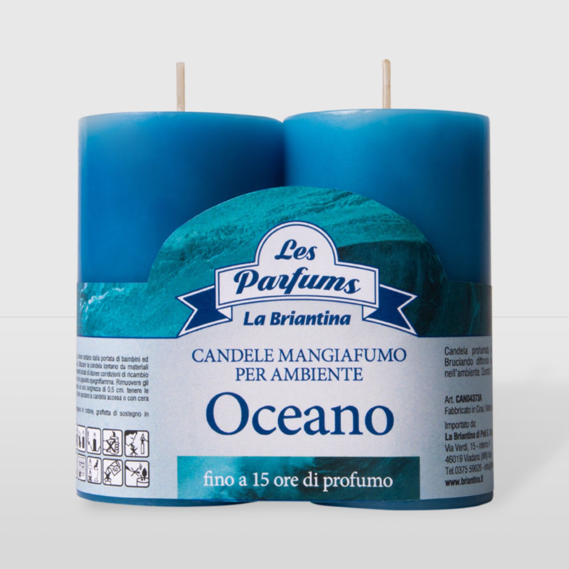 CANDELE MANGIAFUMO 2 PZ OCEANOLa Briantina