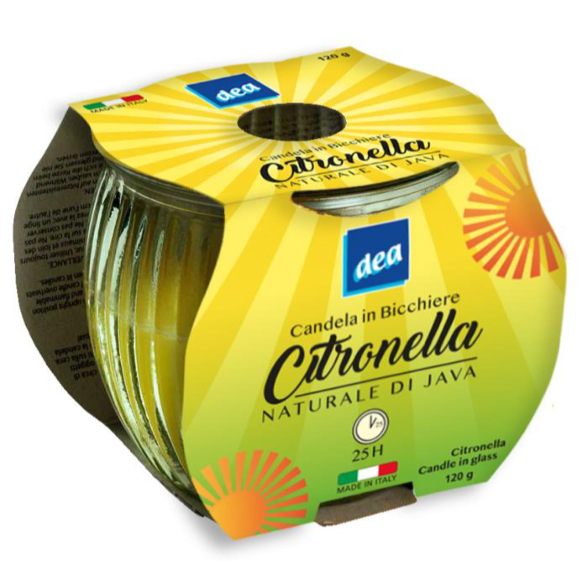 DEA CITRONELLA CANDELA IN BICCH. 120GRDea