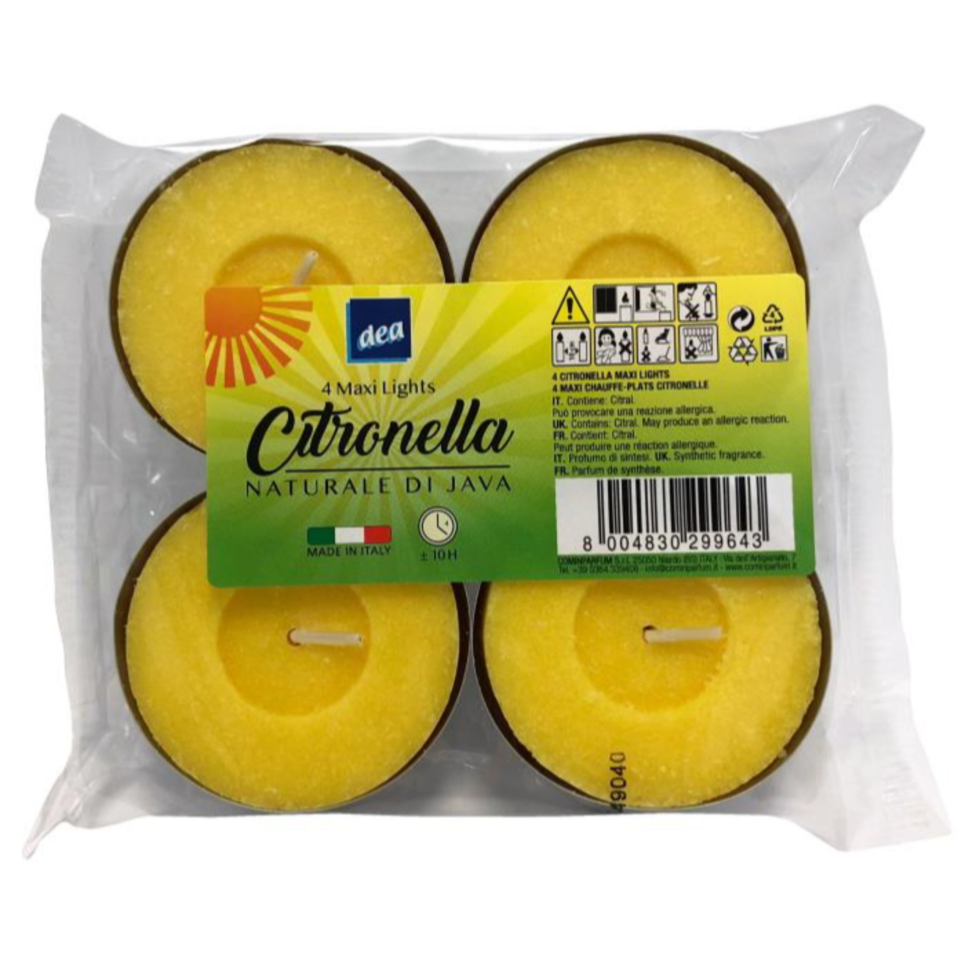 DEA CITRONELLA MAXI LIGHTS 4PZDea