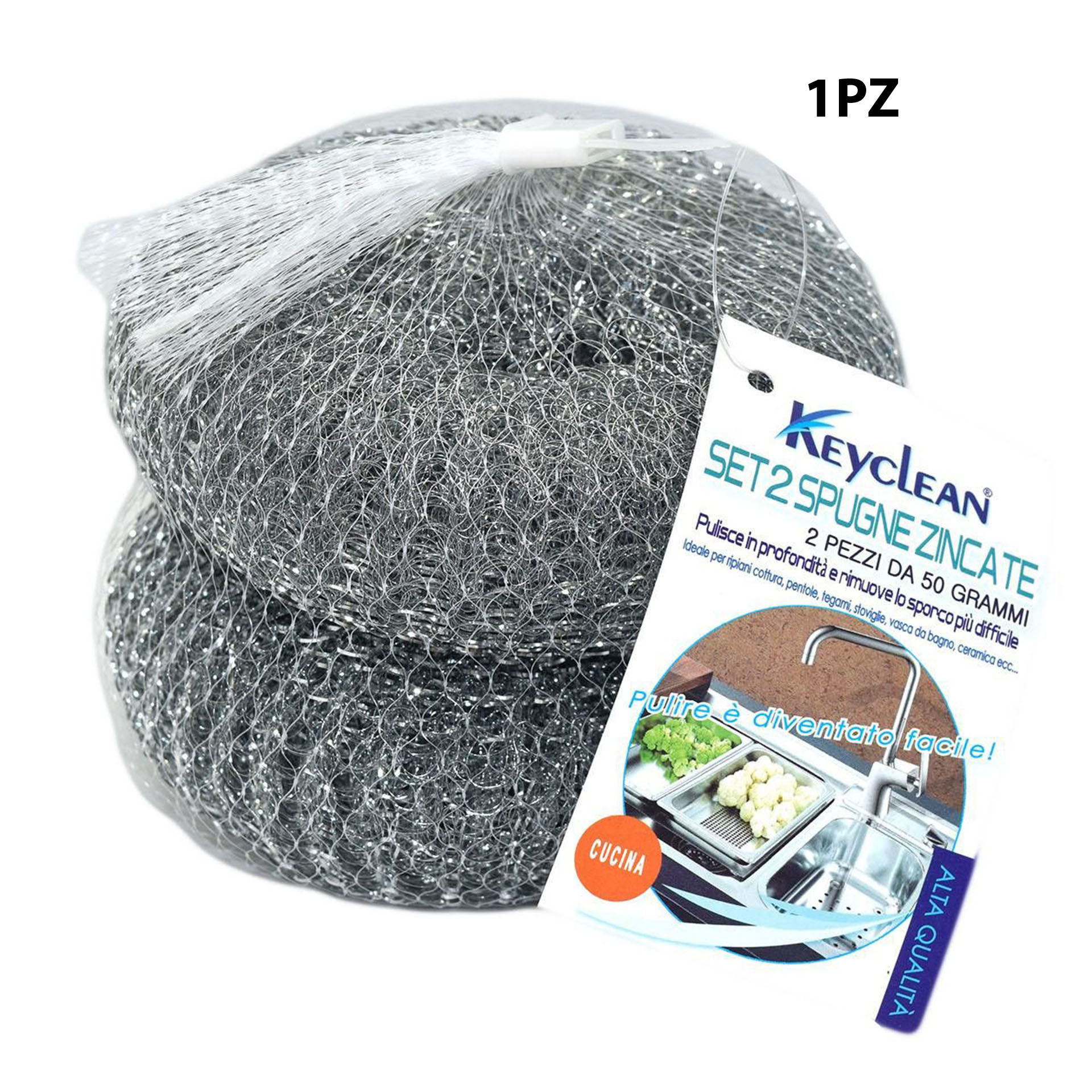 KC---SPUGNA ZINCATO METALLO 2PZ DA 5Bib