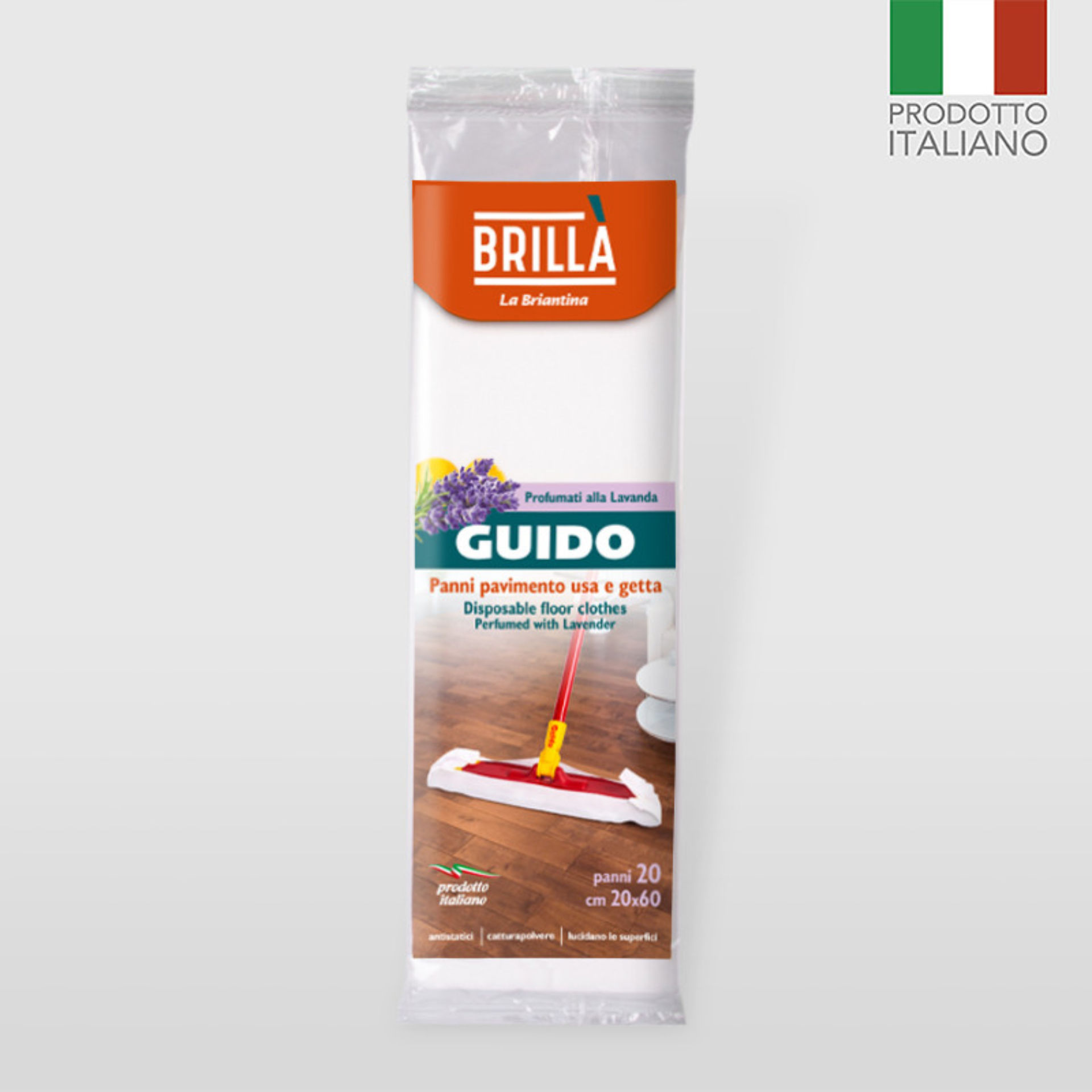 PANNI RICAMBIO GUIDO LAVANDA CM24X60 20 PZLa Briantina