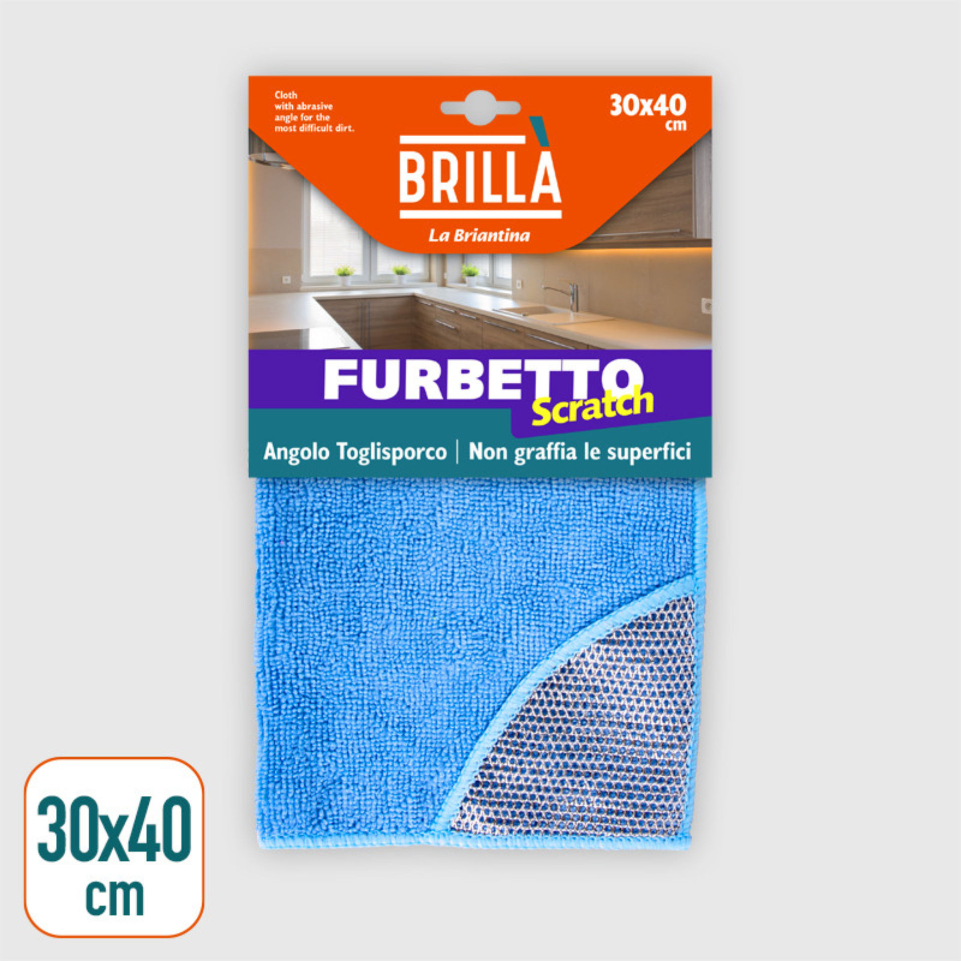 PANNO MICROFIBRA FURBETTO SCRATCH 30X40La Briantina