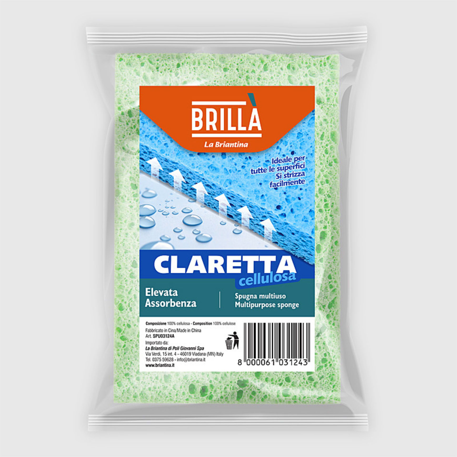 SPUGNA PVA CLARETTALa Briantina