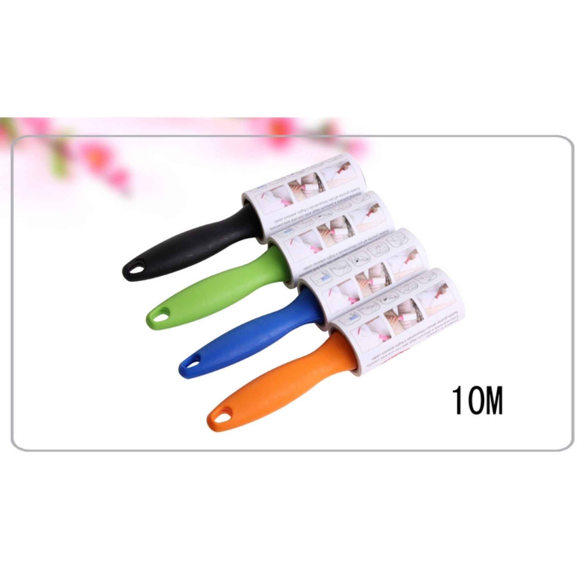 SPAZZOLA ABITI ADESIVA 10M C/MANICO BLUHQ