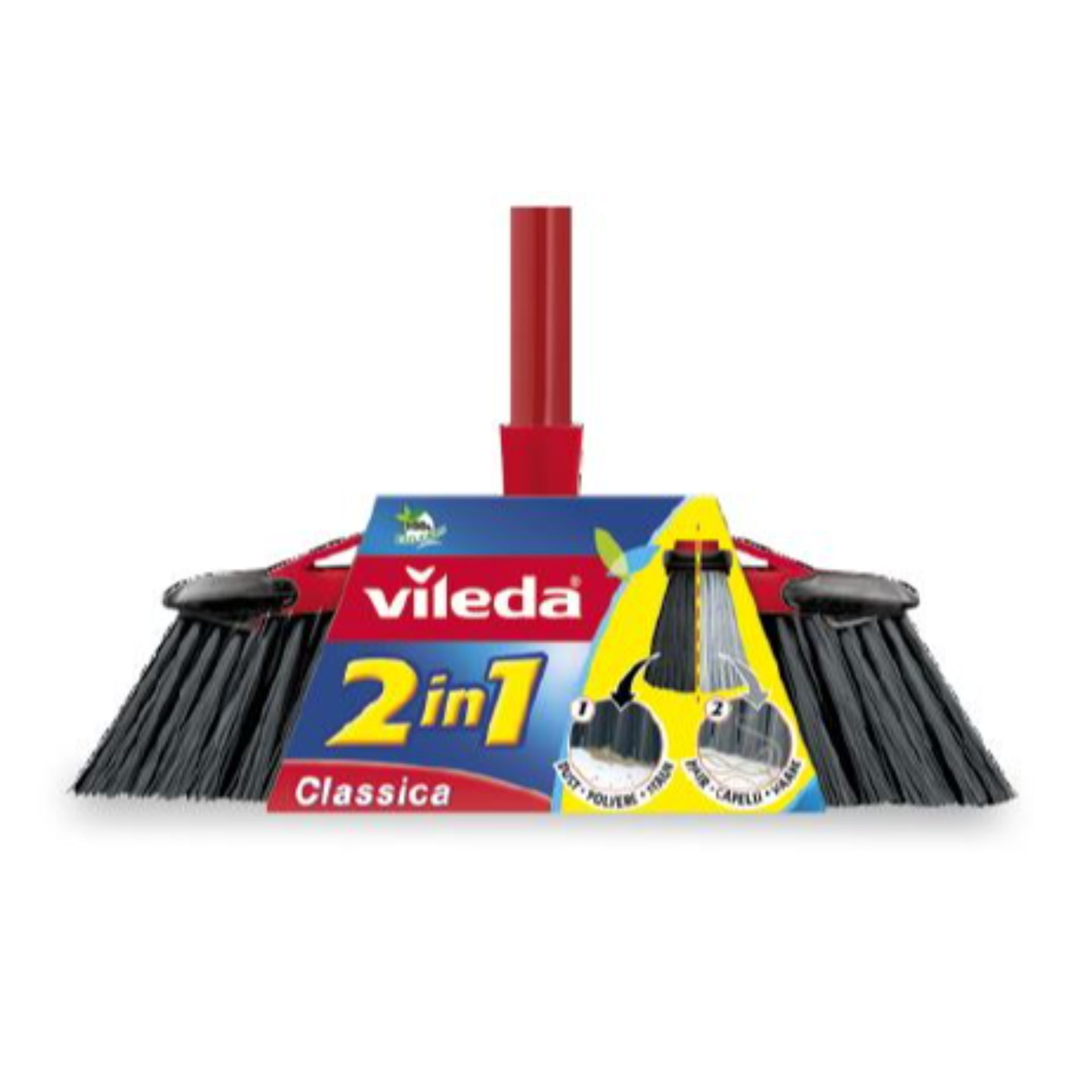 VILEDA SCOPA 2IN1 CLASSICA CON MANICO TELESCOPICOVileda