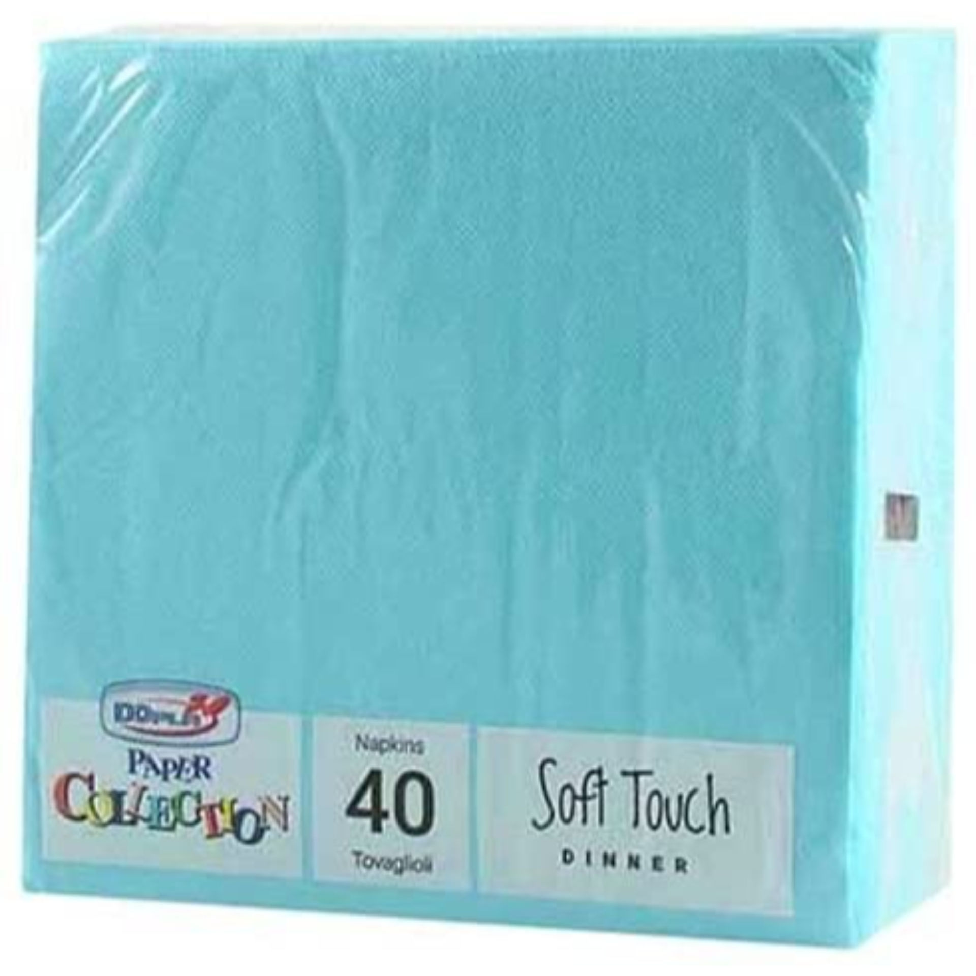 TOV.LI 38X38 2V 40PZ AZZURRO ACQUAM. DODopla