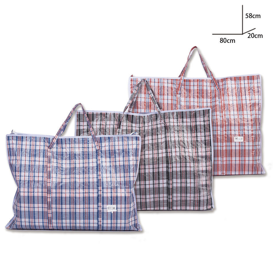 BUSTA SPESA PLASTICA SCOZZESE 80X60X20CM ASS.Dc