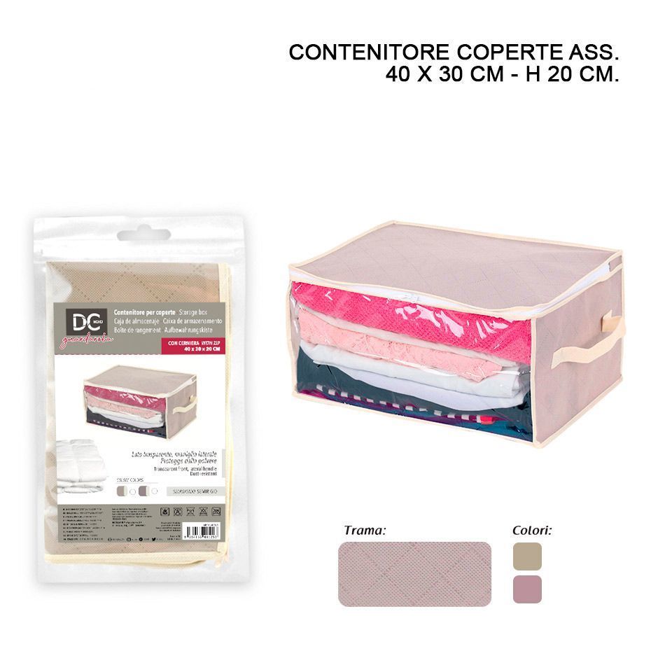 DC CASA CUSTODIA TNT COPERTE ZIP C/MAN. 40X30X20CMDc