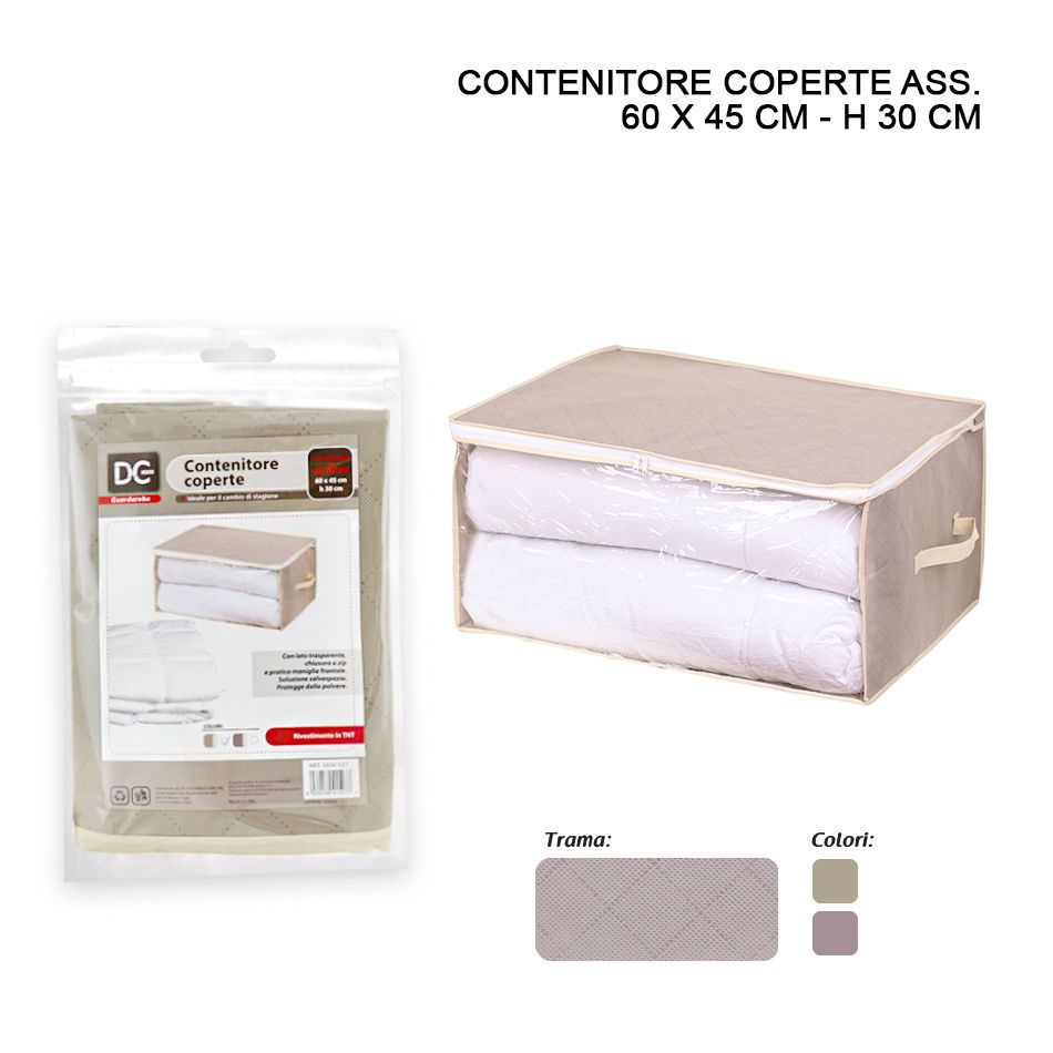 DC CASA CUSTODIA TNT COPERTE ZIP C/MAN. 60X45X30CMDc