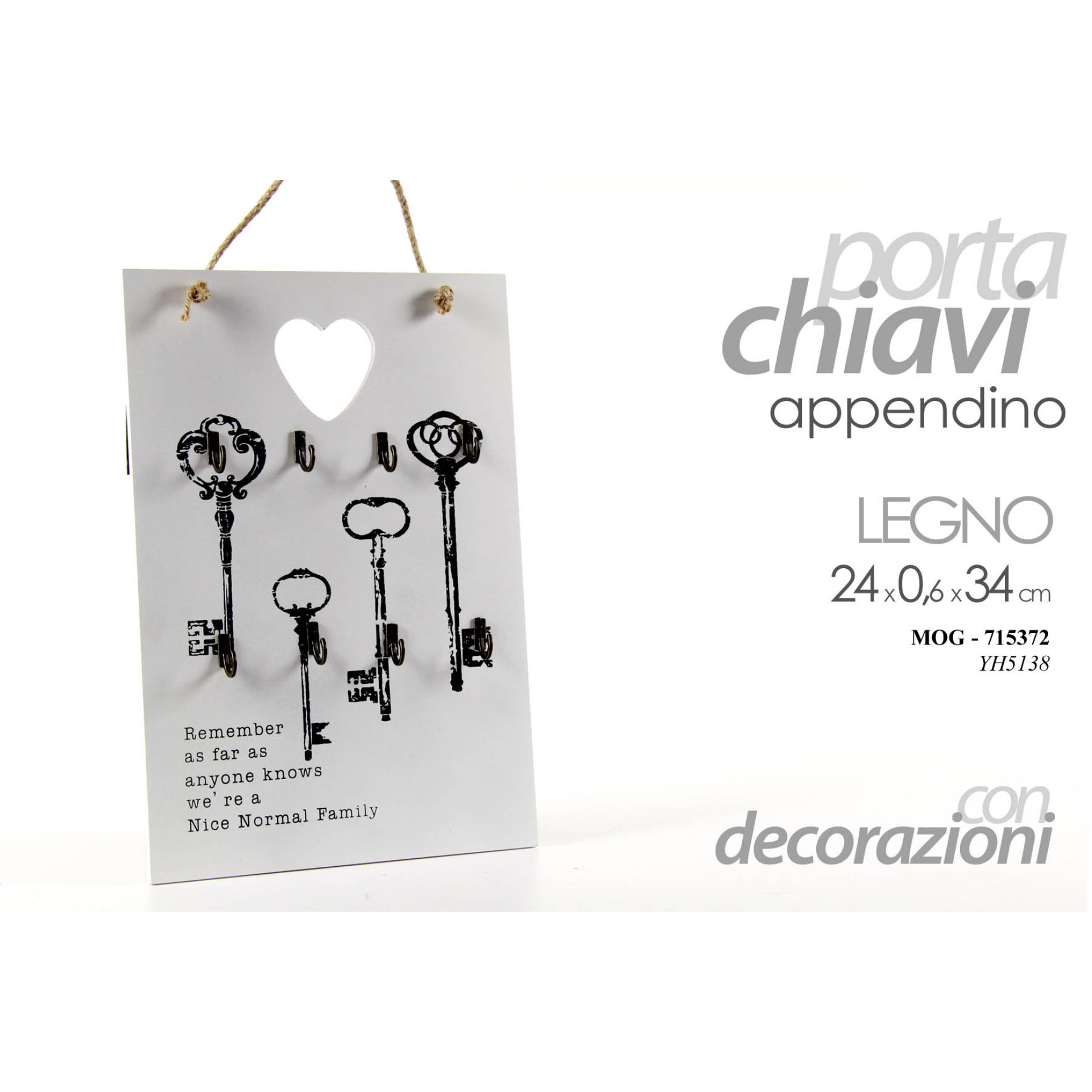 MOG/P.CHIAVI 24*24*0,6CM YH5138Gicos