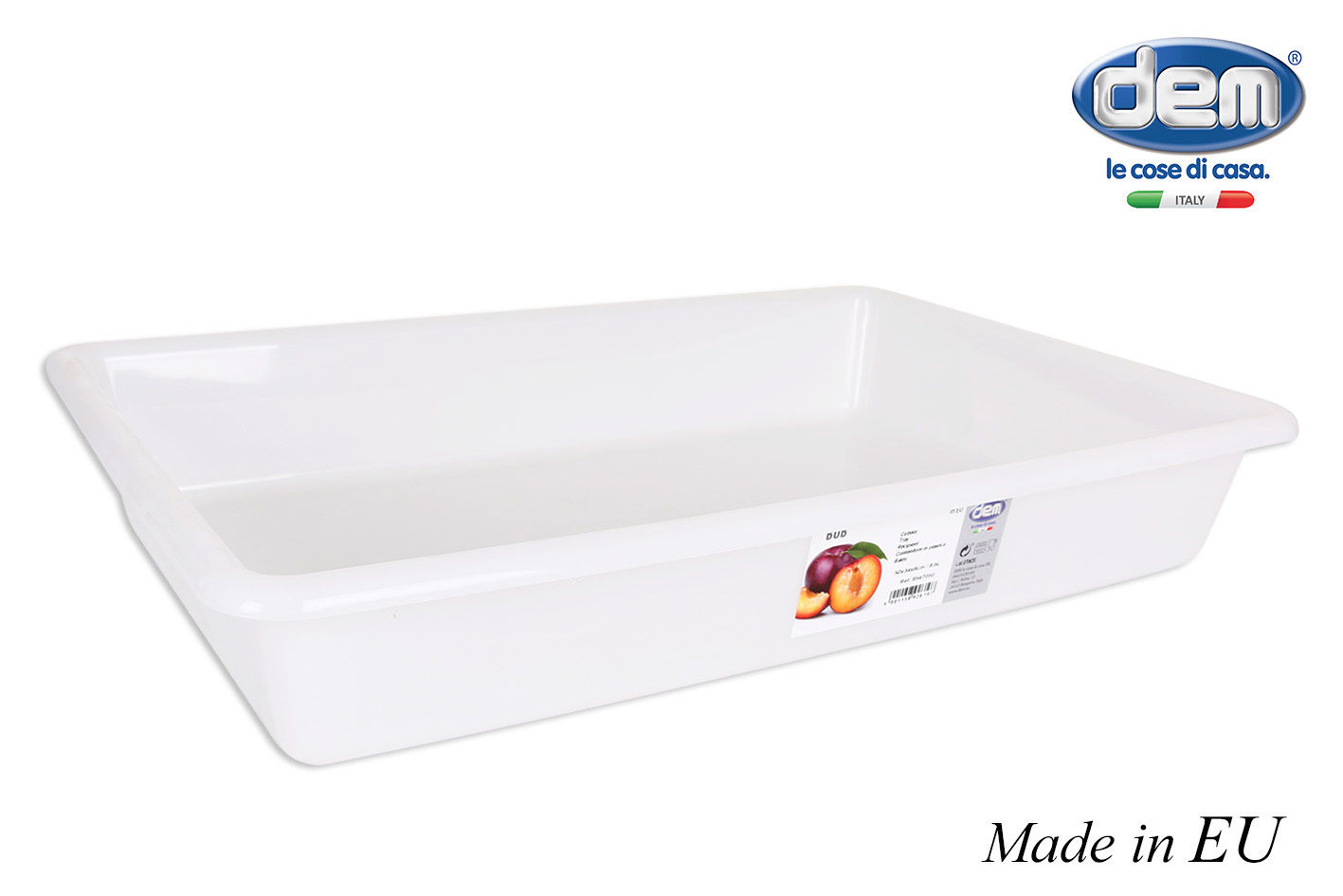 BACINELLA GRANDE BIANCO 50X34X8CM/8.6L  BOBSoler