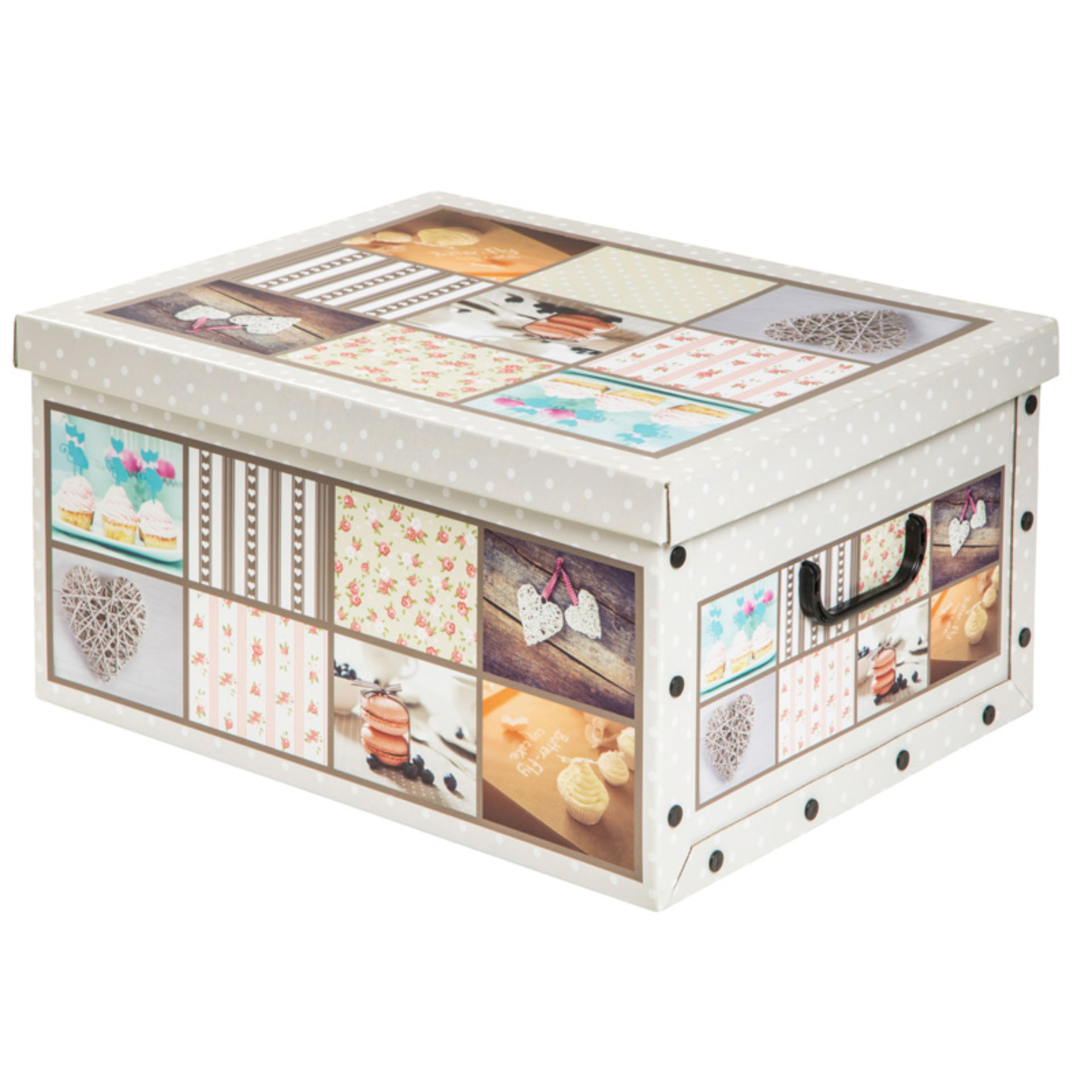 BAULETTO  IN CARTONE CM 50X40X25 -SHABBYTendenze