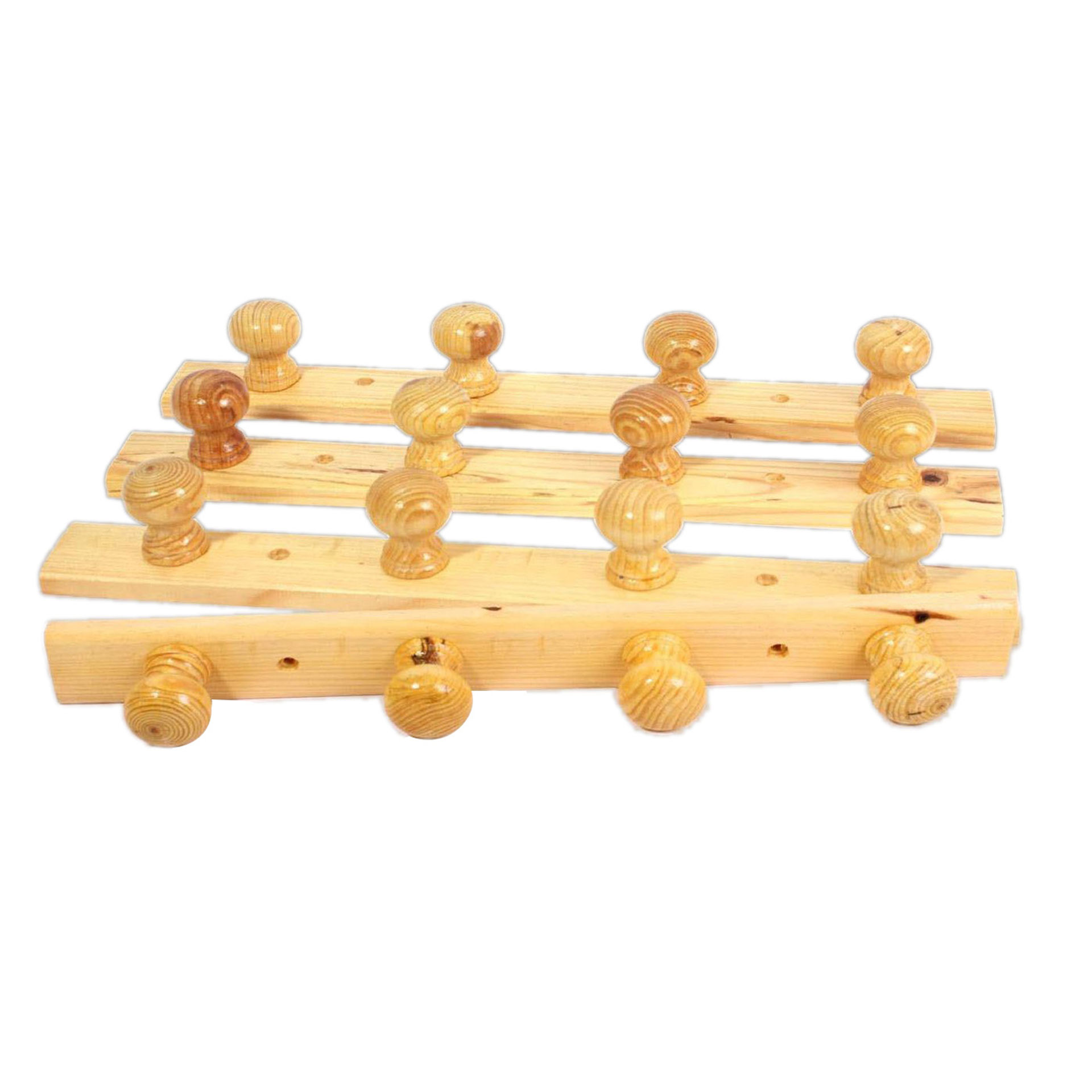 APPENDINO A 4 GANCI IN LEGNO 47*5CM(8924337)Emi Style