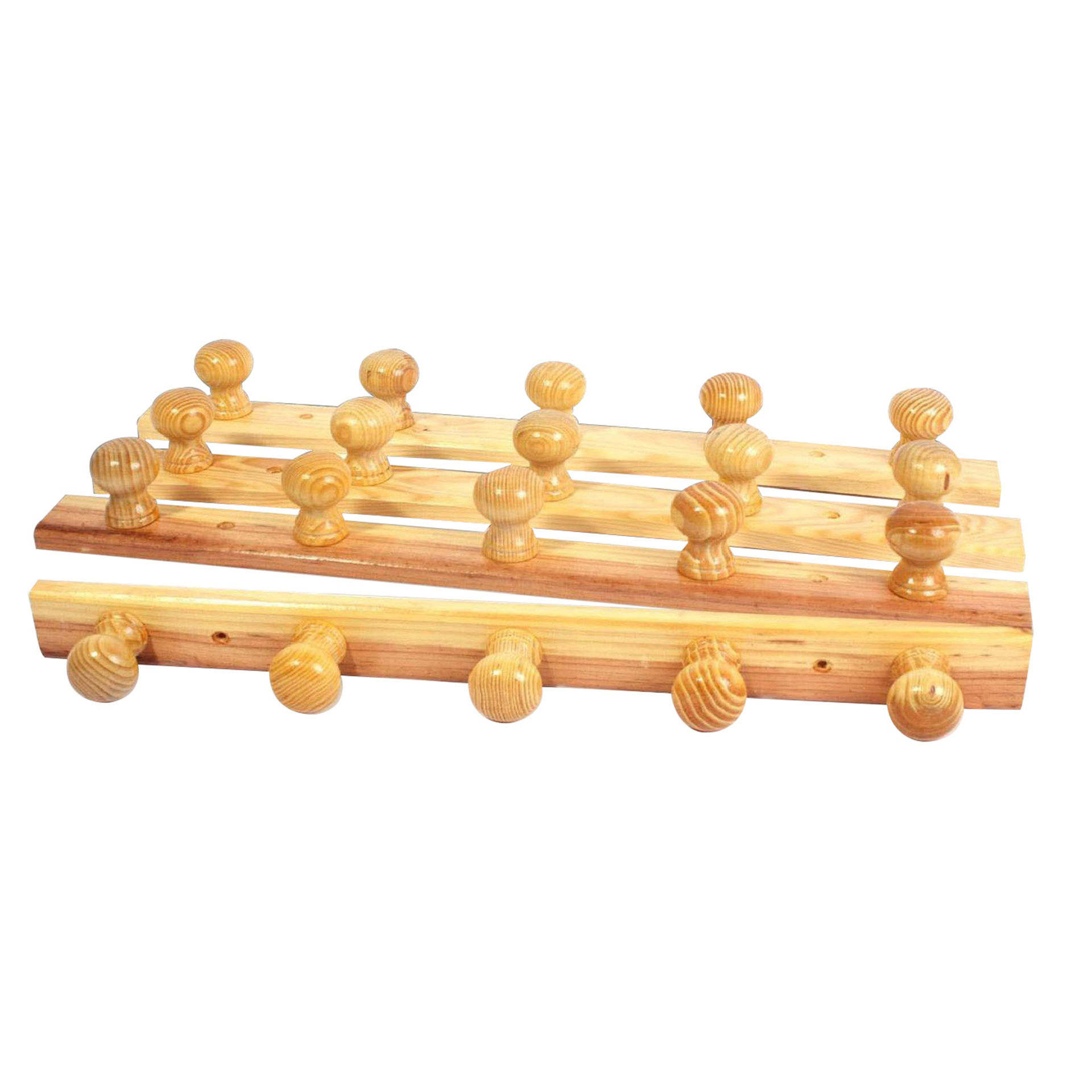 APPENDINO A 5 GANCI IN LEGNO 57*5CM(8924338)Emi Style