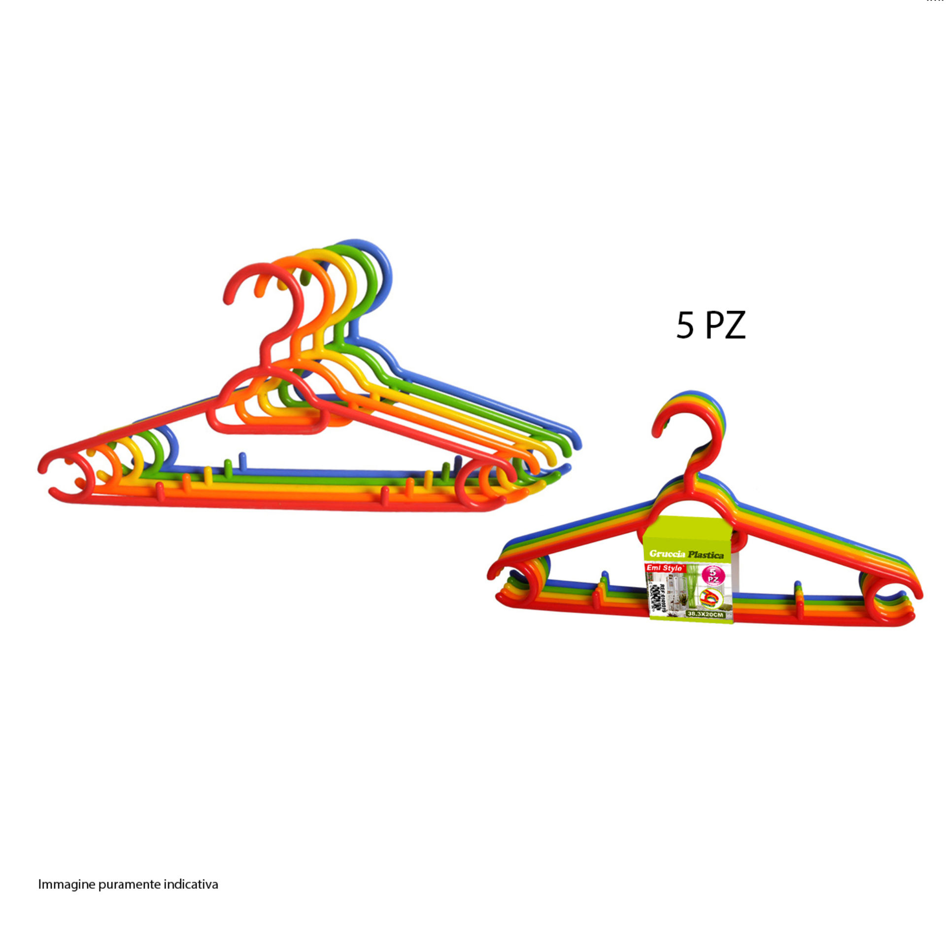 GRUCCIA PLASTICA 5PCS 39*20CM 51G8964167Emi Style