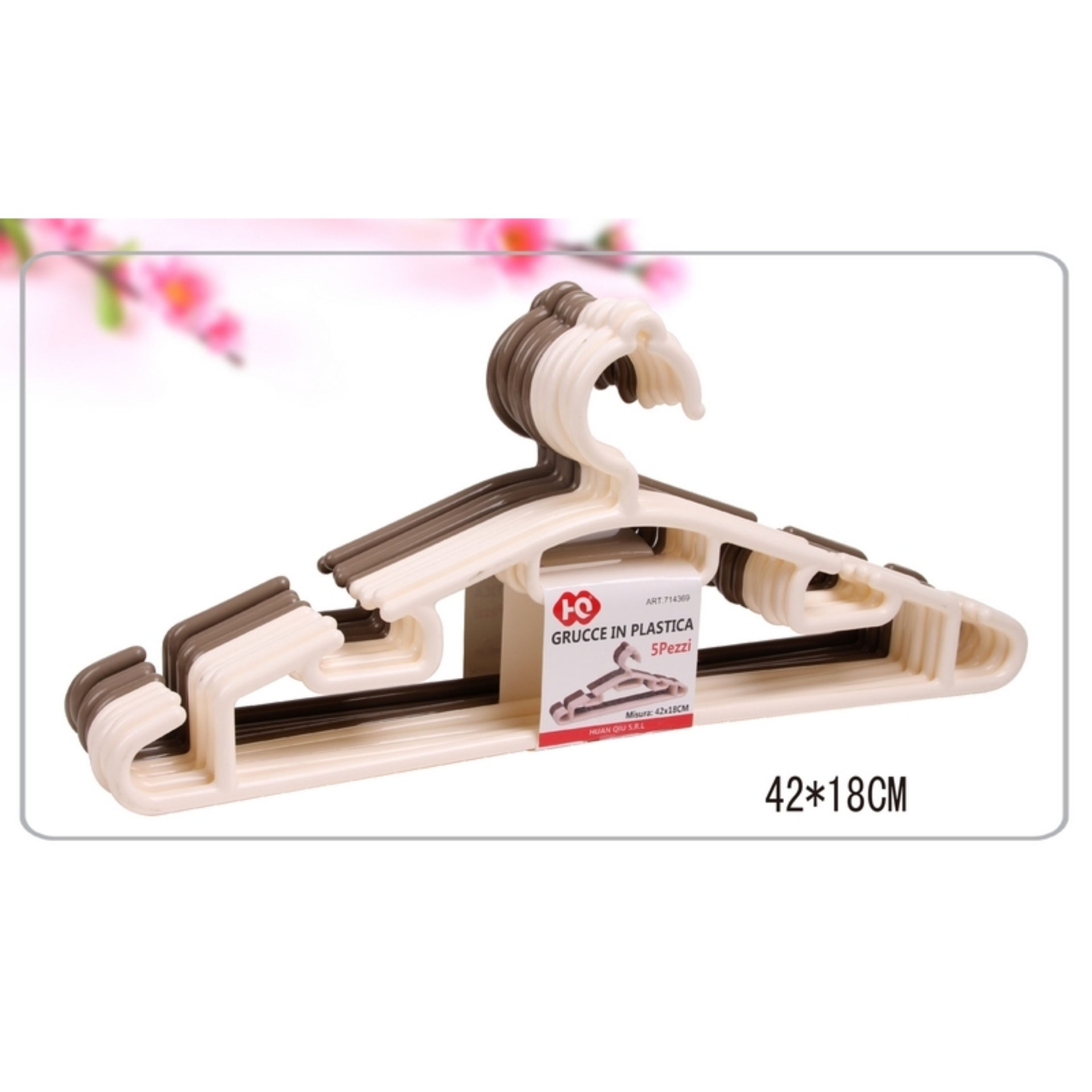 GRUCCE IN PLASTICA 42*18CM 5PZHQ