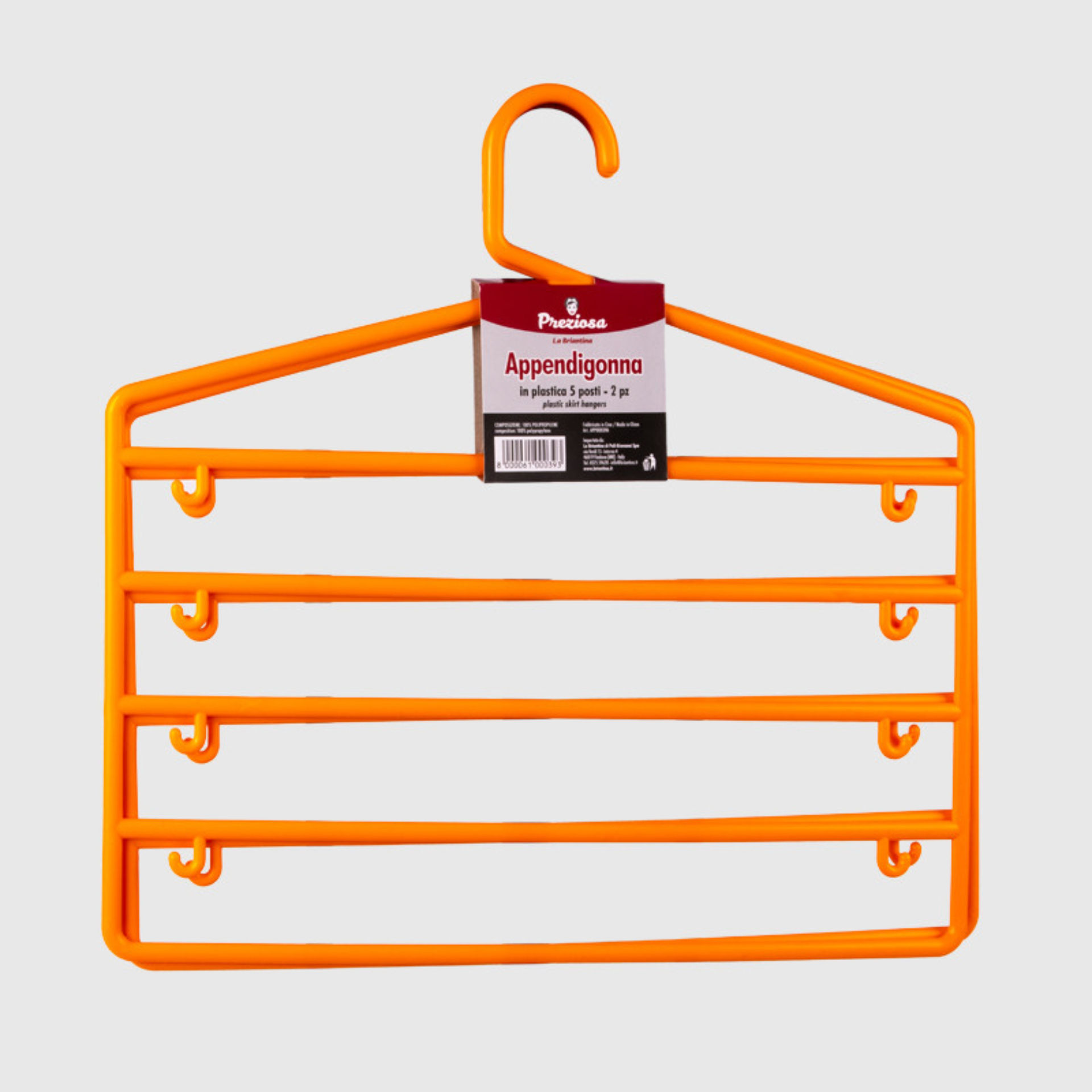 APPENDIGONNA 5 POSTI 2 PZ. PLASTICALa Briantina