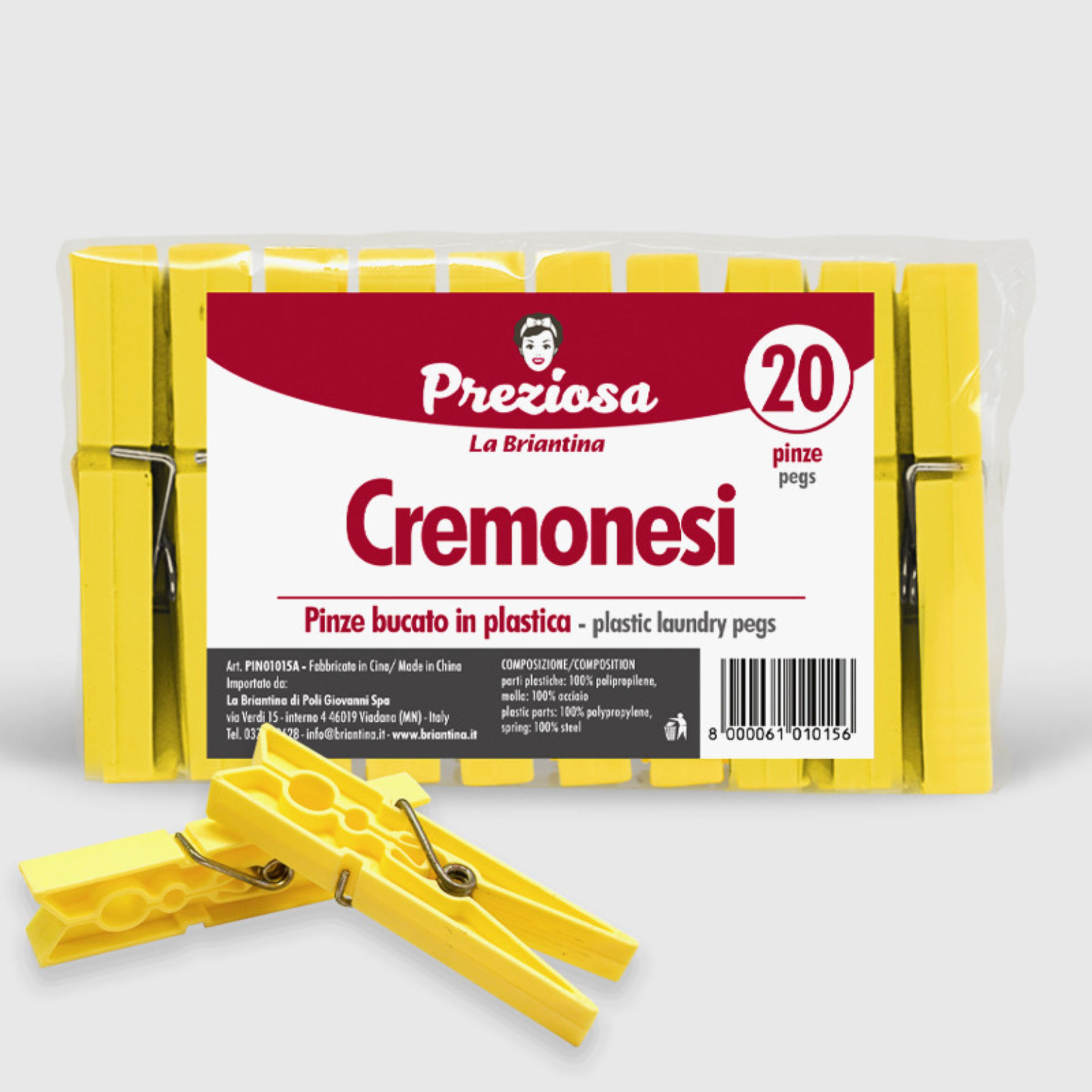 PINZE BUCATO CREMONESI 20 PEZZI TERMORET.La Briantina