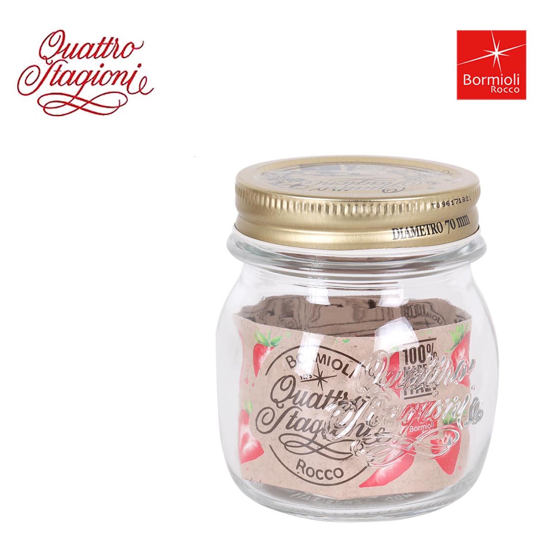 POT 250CC ERMETICA  QUATTRO CERVO.Bormioli