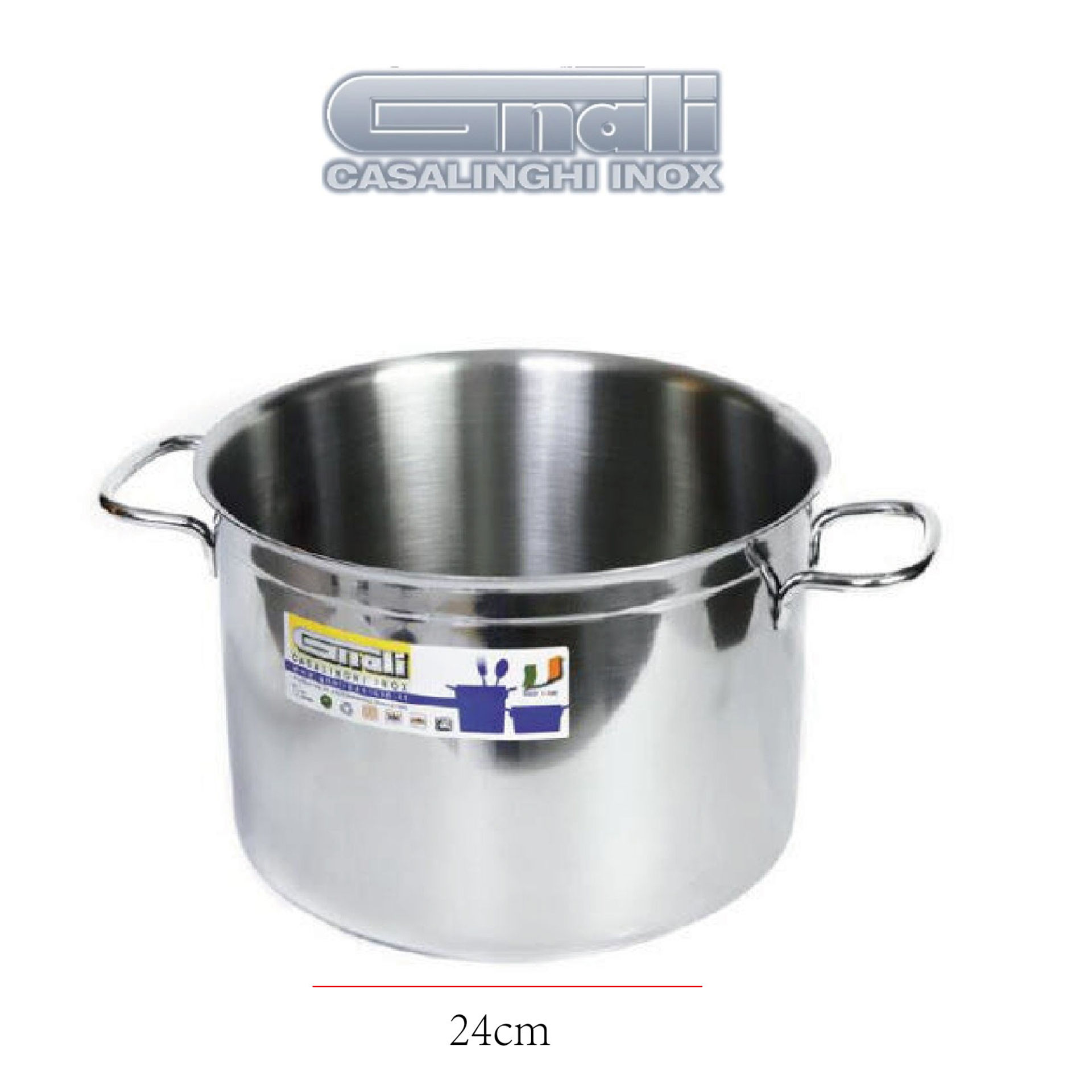 PENTOLA CM.24 INOX 18/CMOD. REALTERMGnali