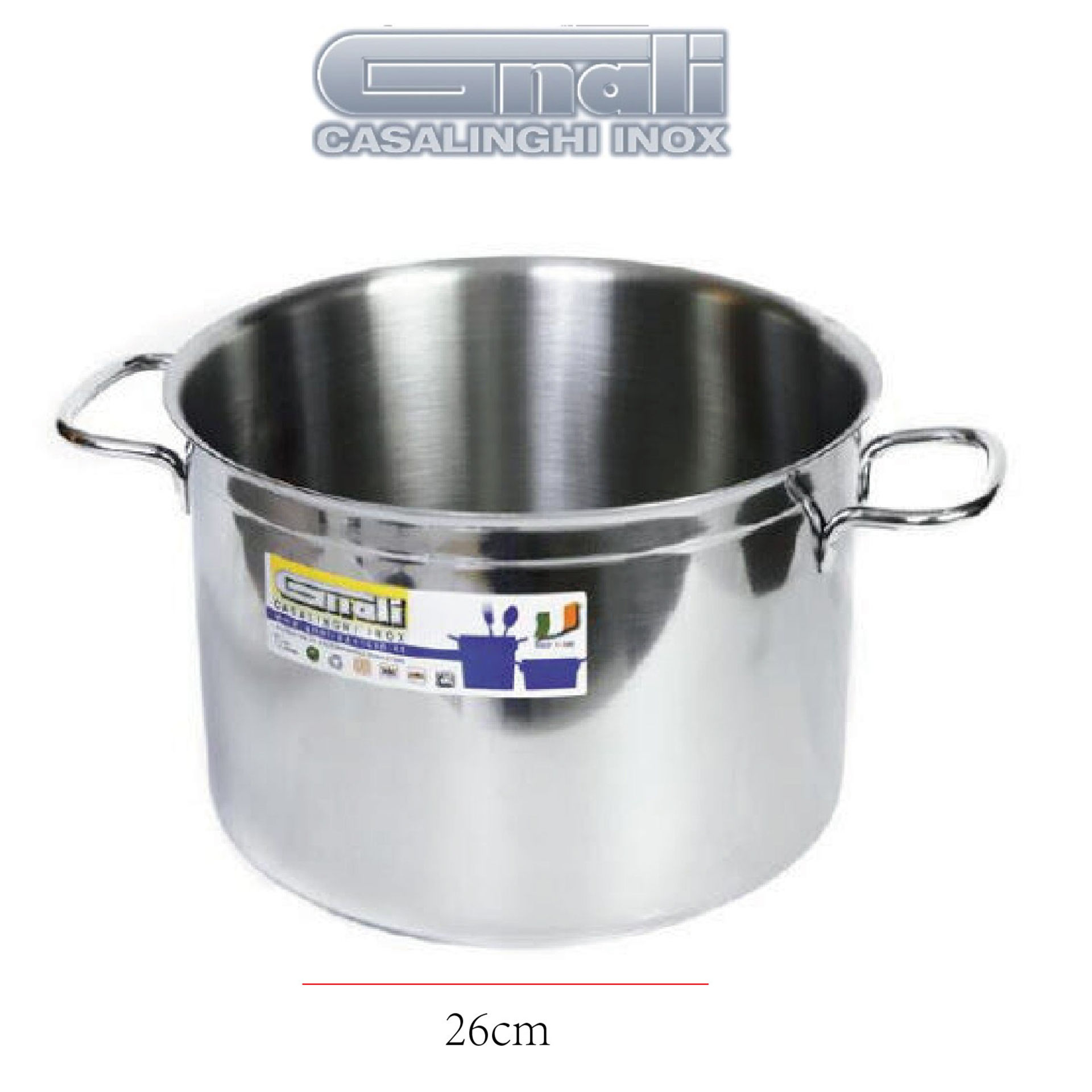 PENTOLA CM.26 INOX 18/CMOD. REALTERMGnali