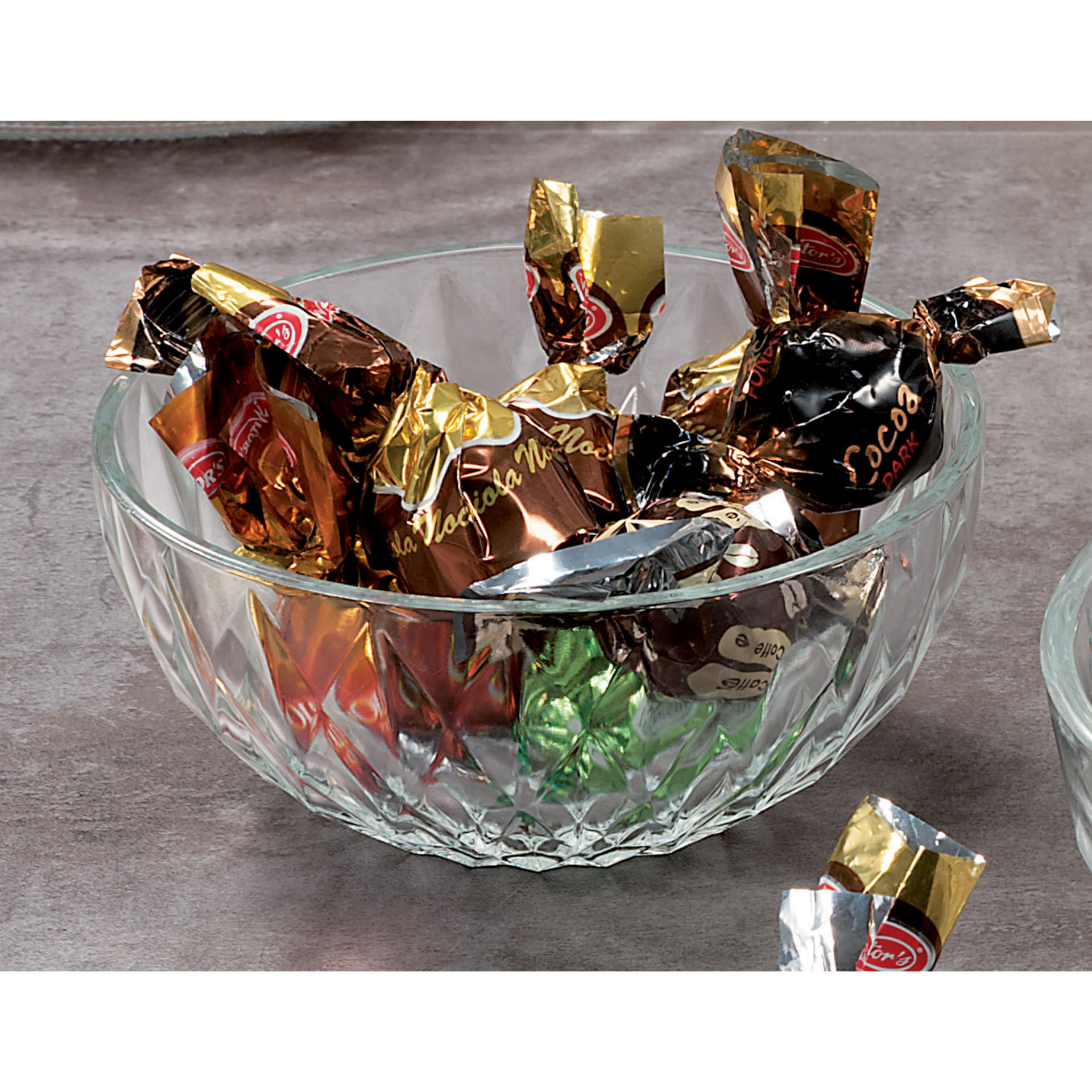 CIOTOLA IN VETRO DIAM12,5XH5,5Ad Trend