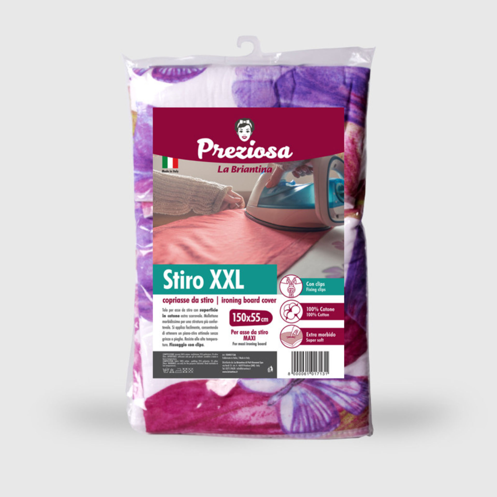 TOVAGLIA EXTRA LARGE MOLL CM.150X55La Briantina