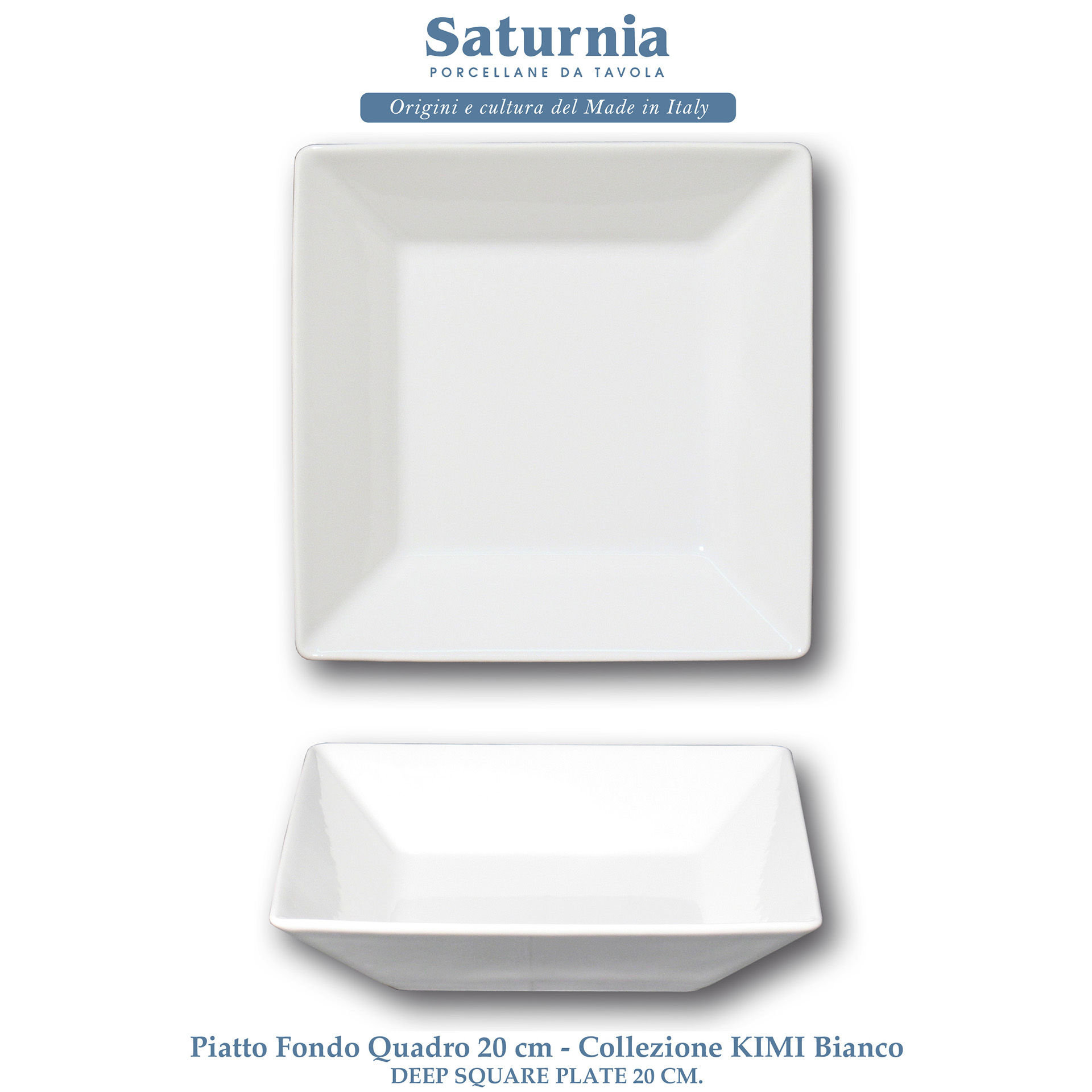 KIMI FONDO 20 CM. BIANCOSaturnia