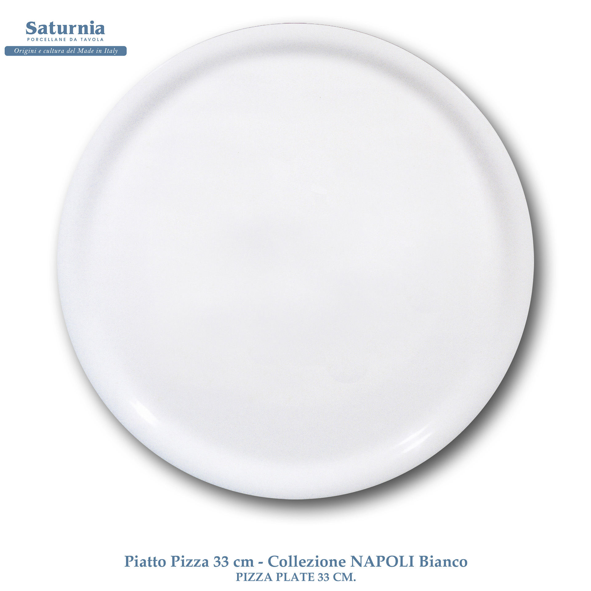 NAPOLI PIZZA 33 CM. BIANCOSaturnia