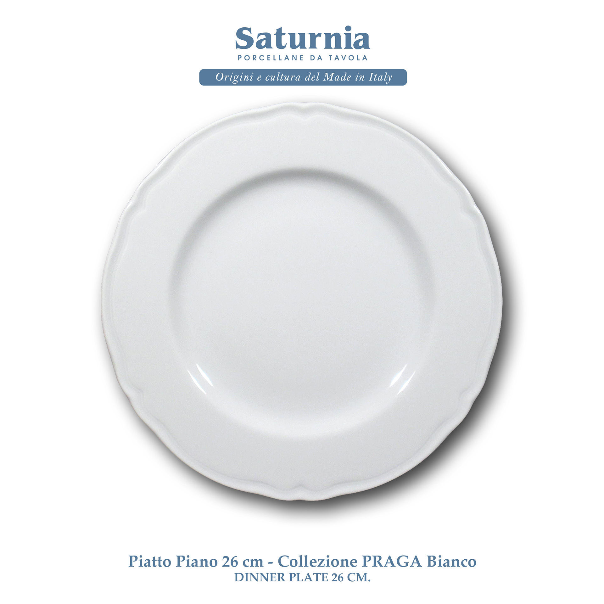 PRAGA BIANCO P.PIANO 26CMSaturnia