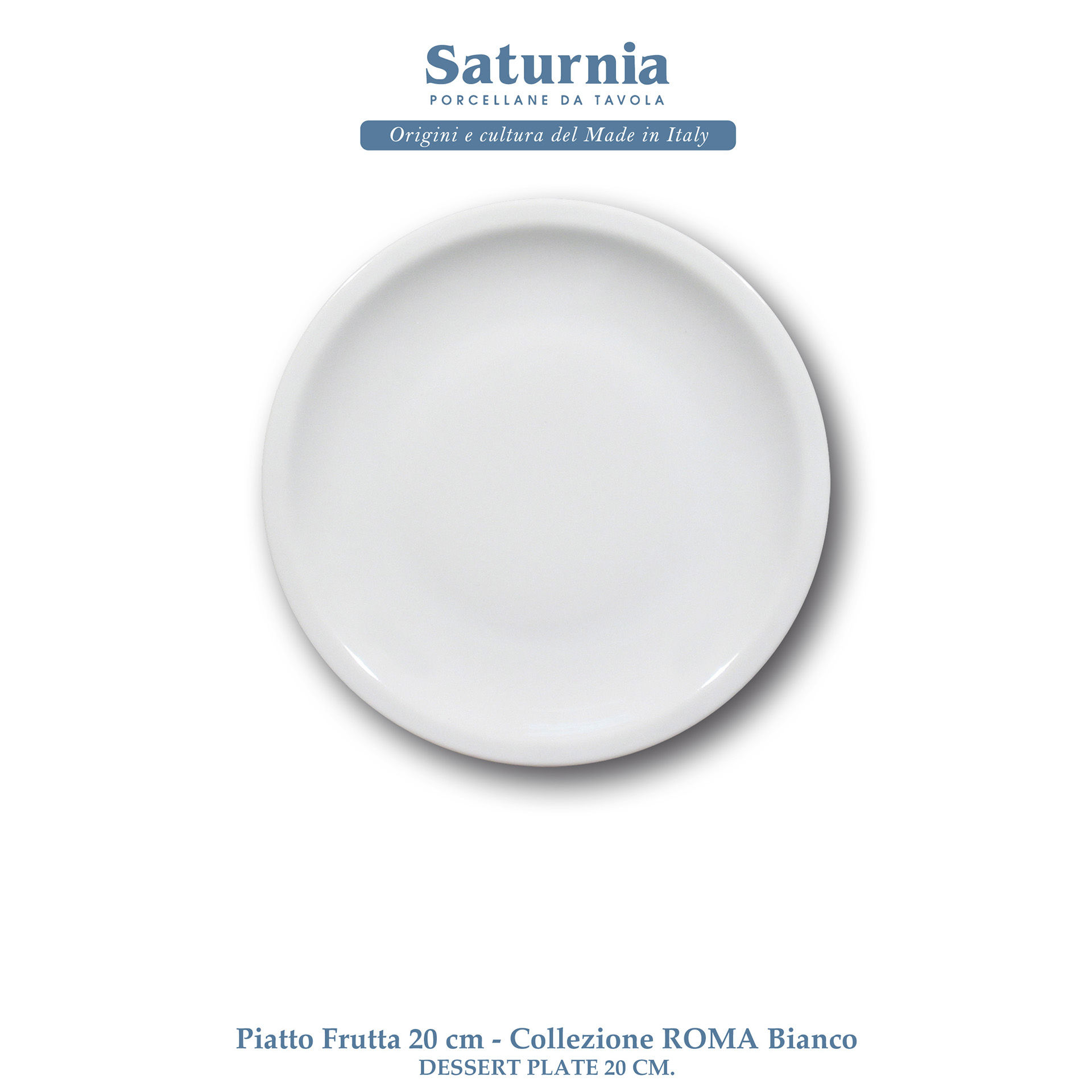 ROMA FRUTTA 20 CM. BIANCOSaturnia