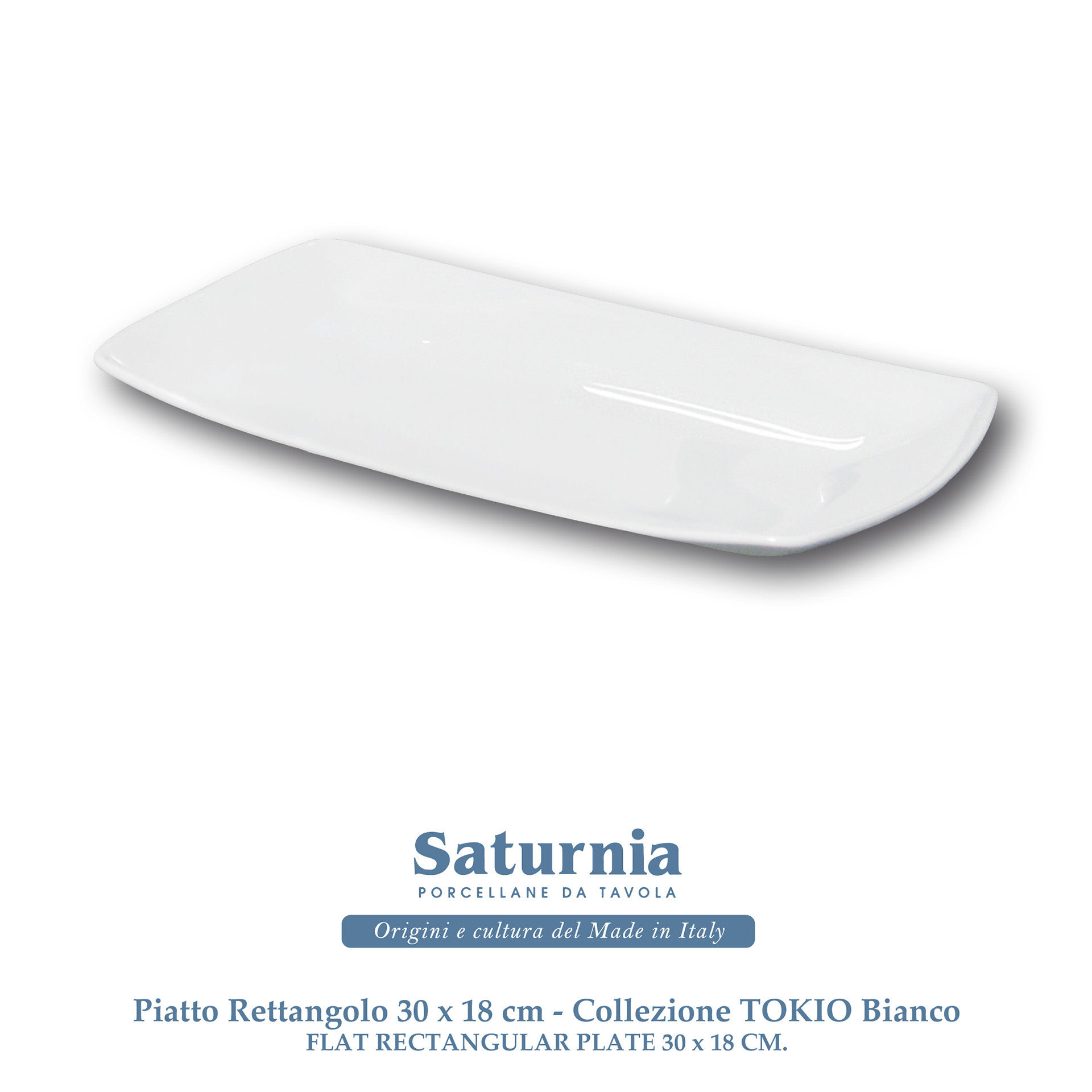 TOKIO BIANCO P.RETTANGOLO 30X18CMSaturnia