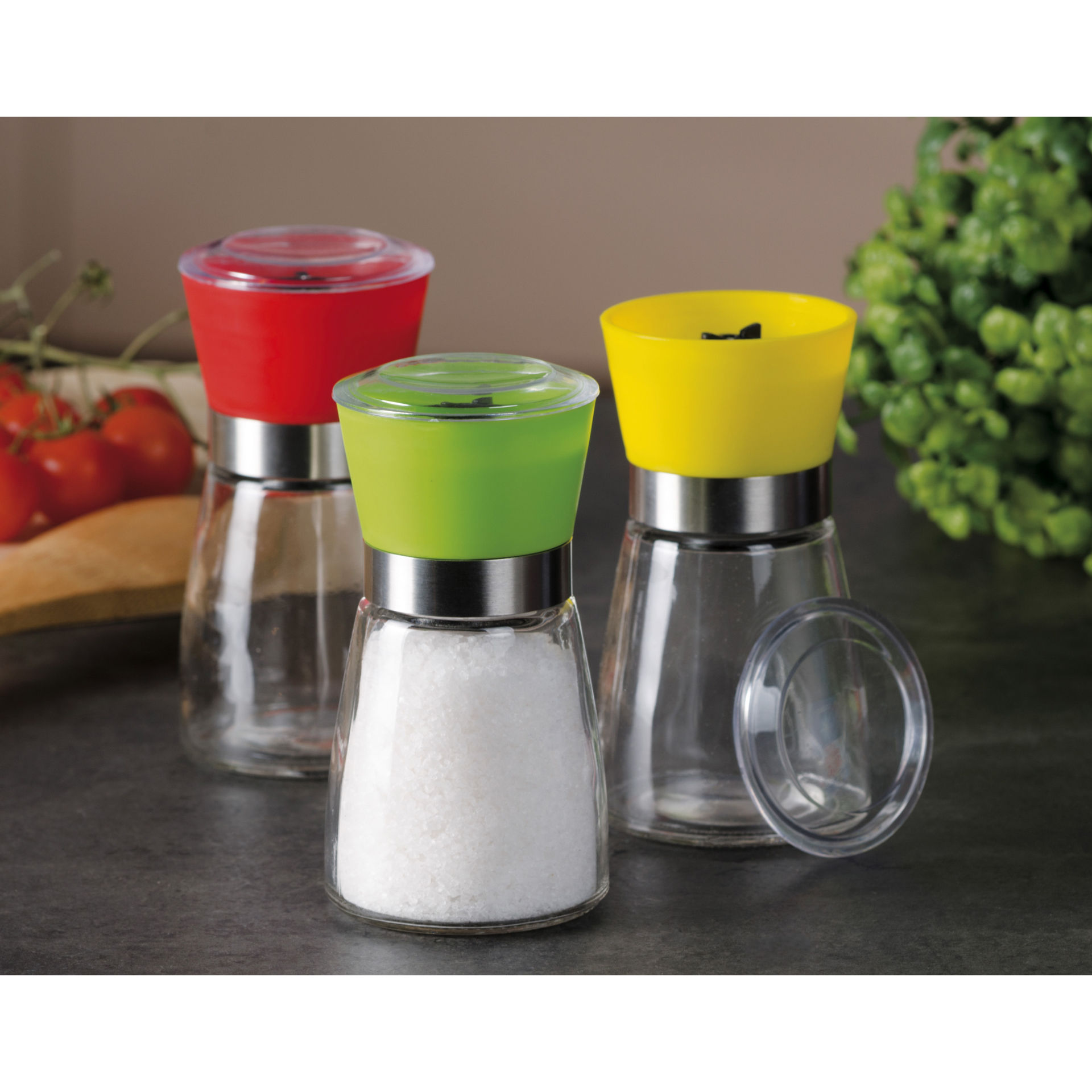 MACINA SPEZIE IN VETRO COLORI ASSORTITIAd Trend