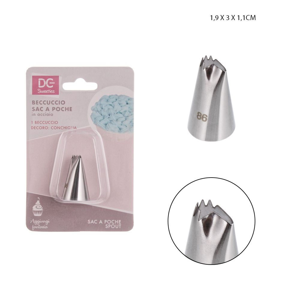 BECCUCCI SAC A POCHE CONCHIGLIA 1.9X3X1.1CMDc