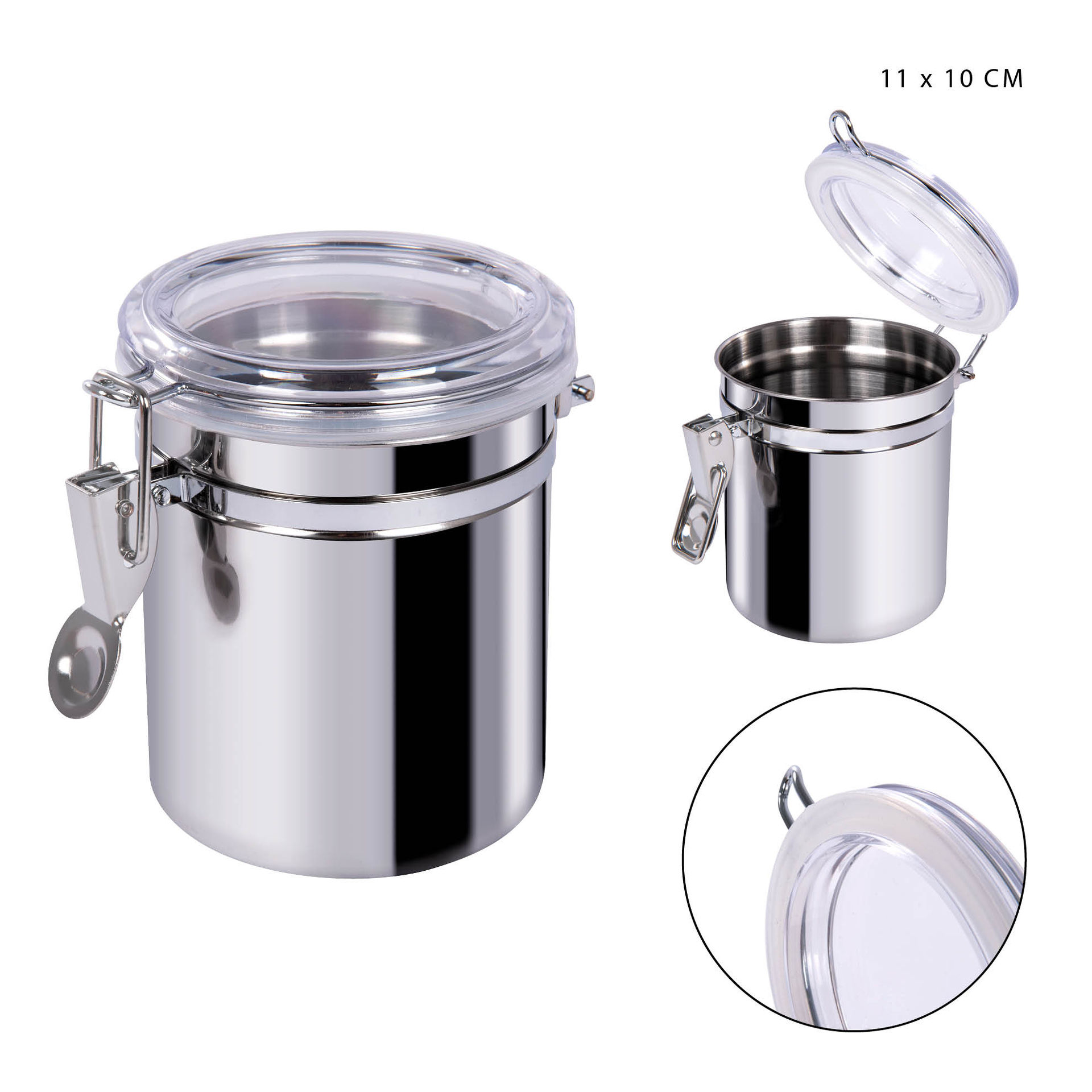 DC CASA CONTENITORE ERMETICO METALLO 11X10CMDc