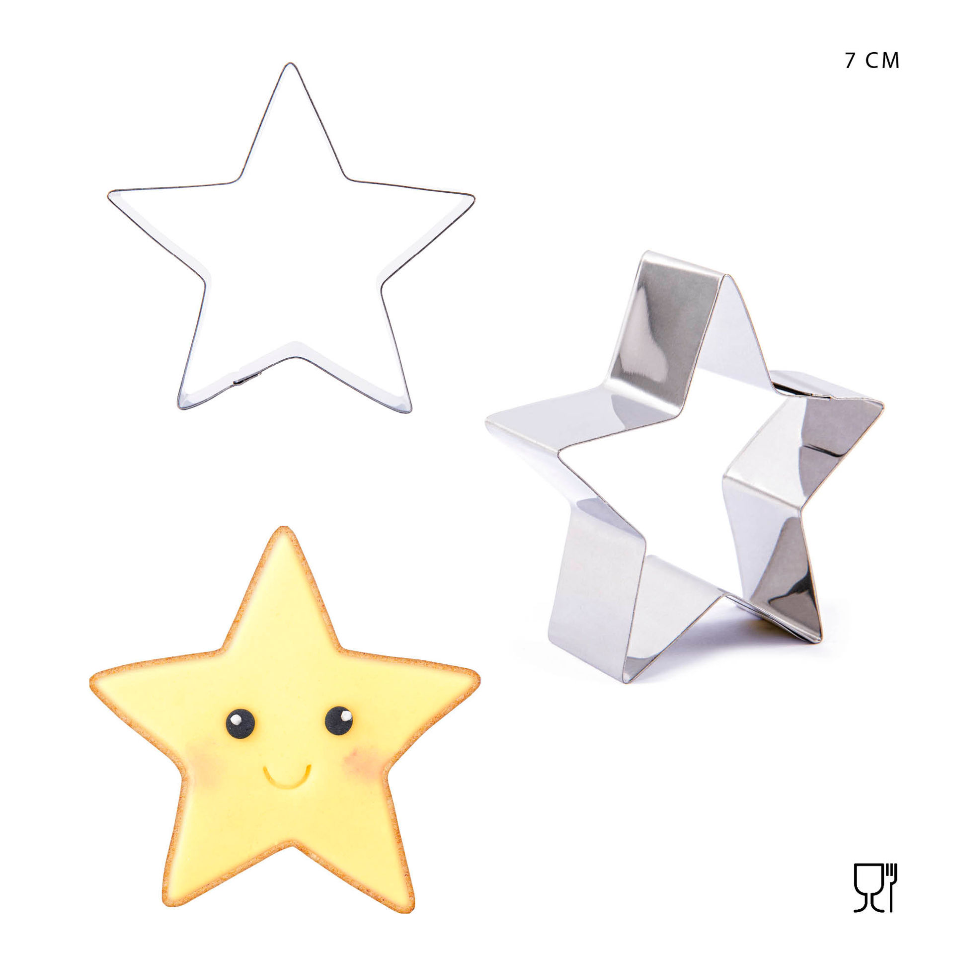 DC CASA FORMINE DOLCI INOX STELLA 7CMDc