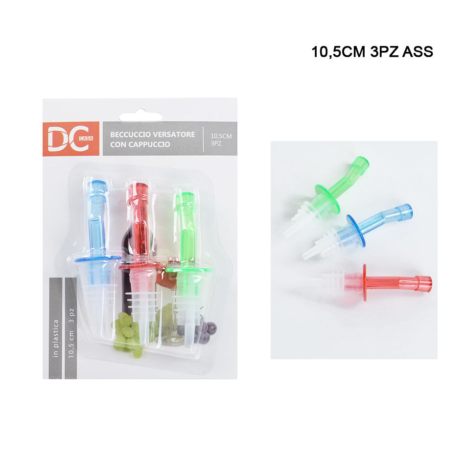 DC CASA BECCUCCIO VERSATORE C/CAPPUCCIO 10,5CM 3PZDc