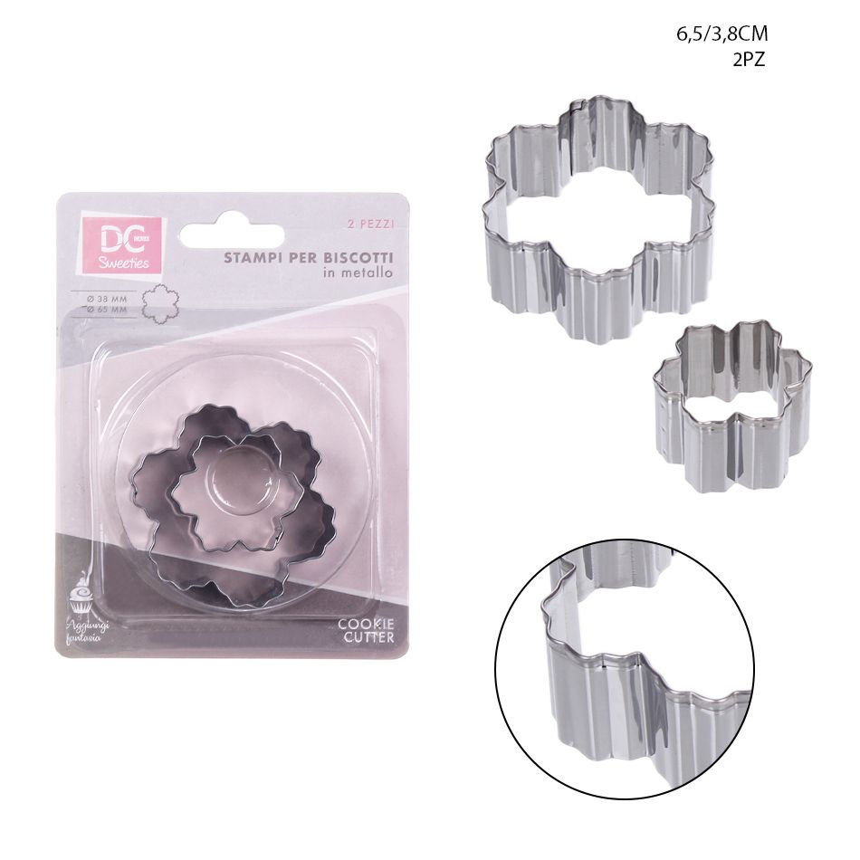FORMINE DOLCI FIORI 3.8-6,5CM 2PZ ASSDc