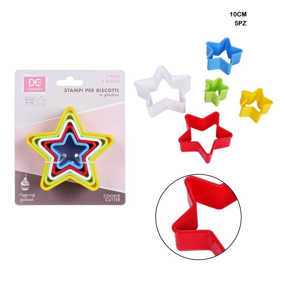 DC CASA FORMINE DOLCI PLAST. STELLA 5PZDc