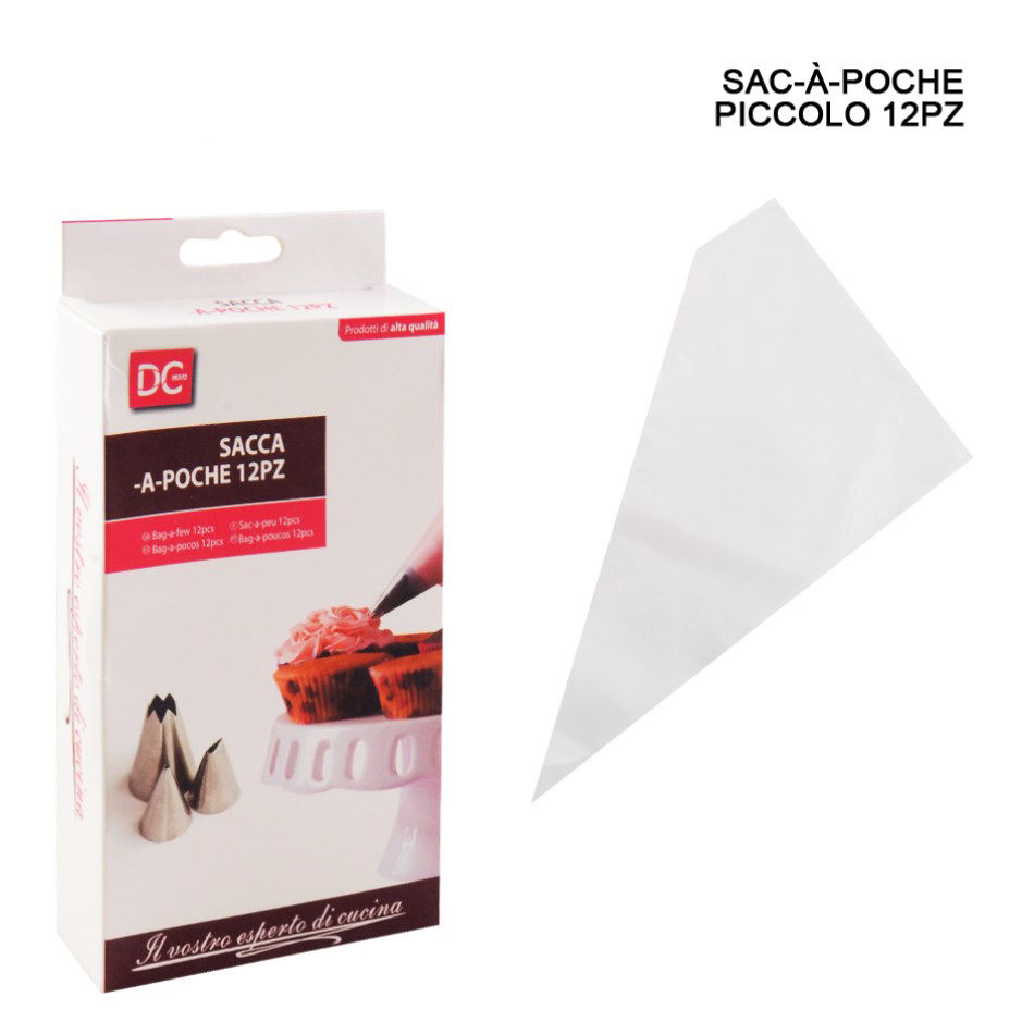 DC CASA SAC A POCHE 18,5X29CM 12PZ PICCOLODc