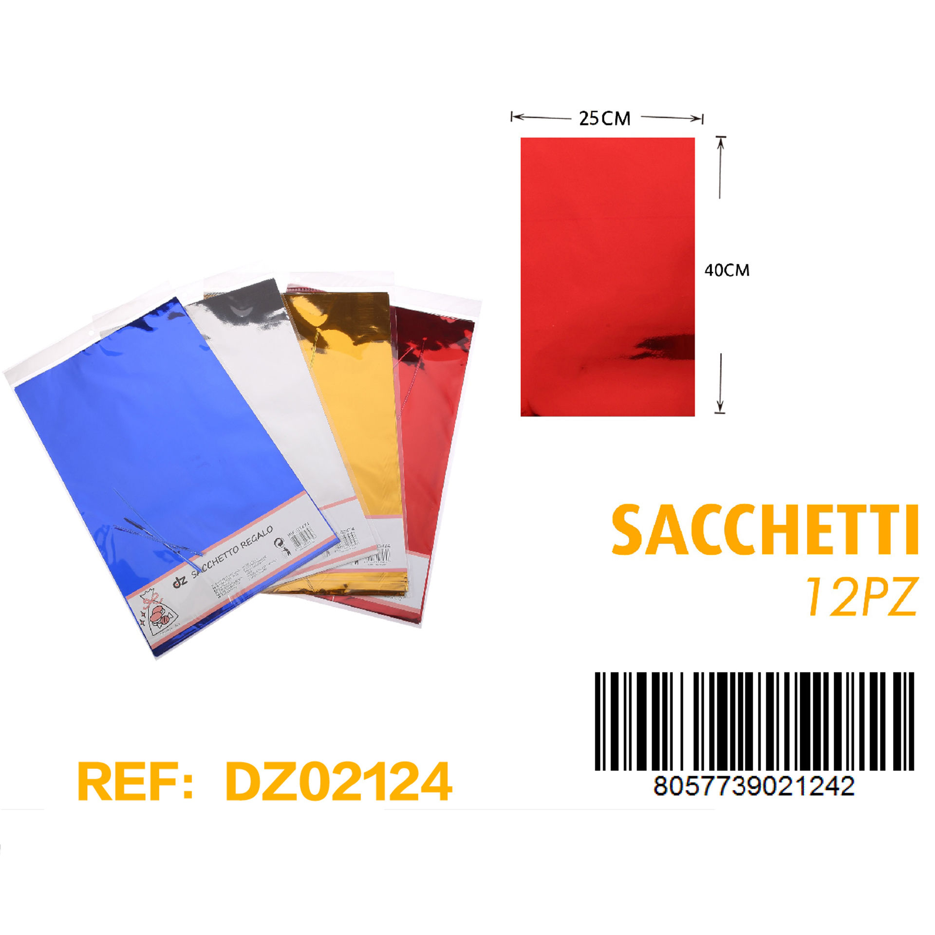 BUSTINE PER CARAMELLE 40*25CM3.5 3PZDz