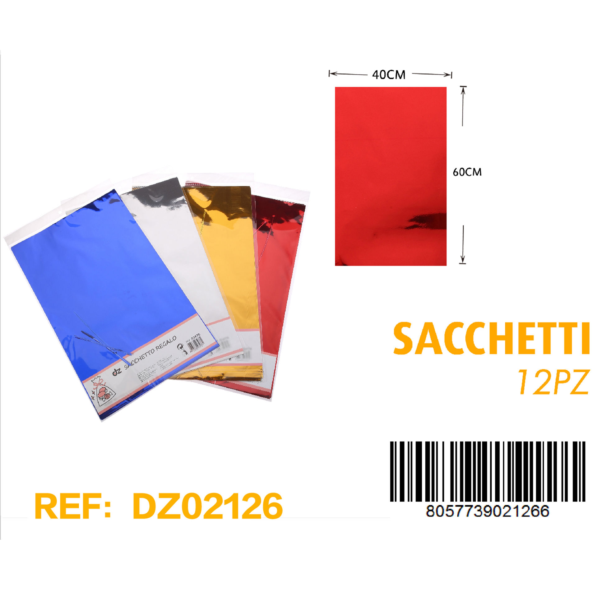 BUSTINE PER CARAMELLE 40*60CM4 1PZDz