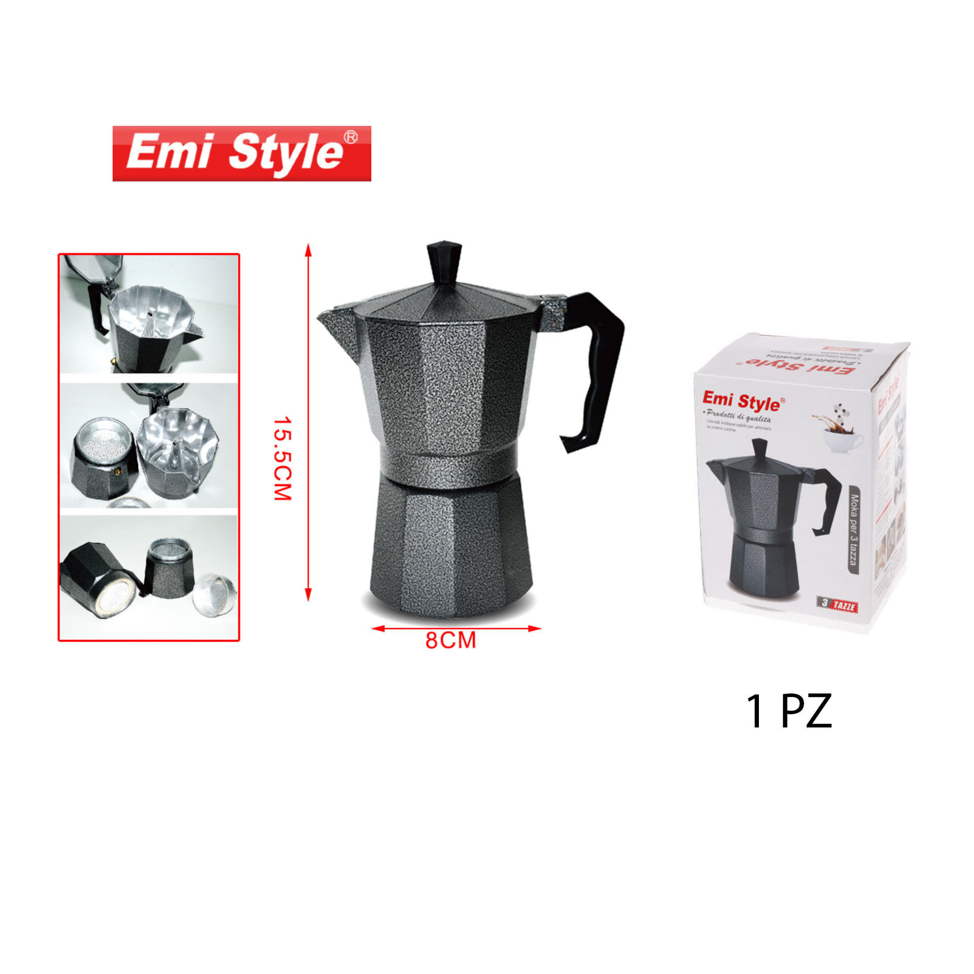 EMI STYLE MOKA PE 3 TAZZEEmi Style