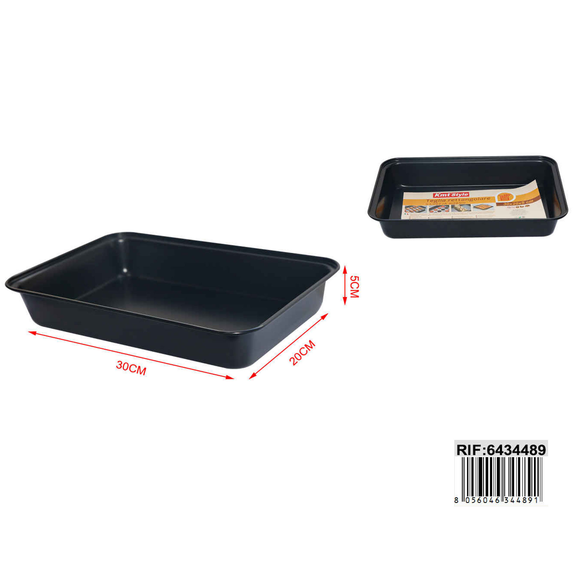 TEGLIA RETTANGOLARE 30*20*5CMEmi Style