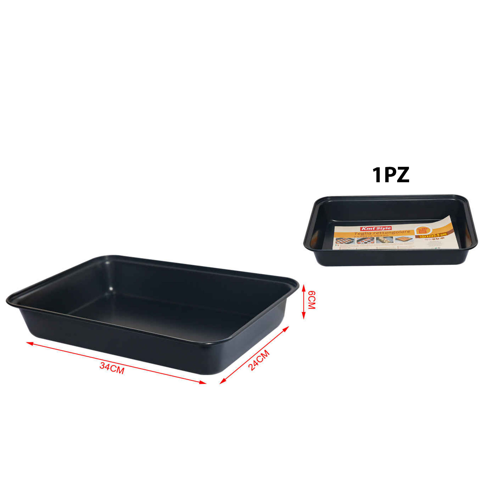 TEGLIA RETTANGOLARE 34*24*6CMEmi Style