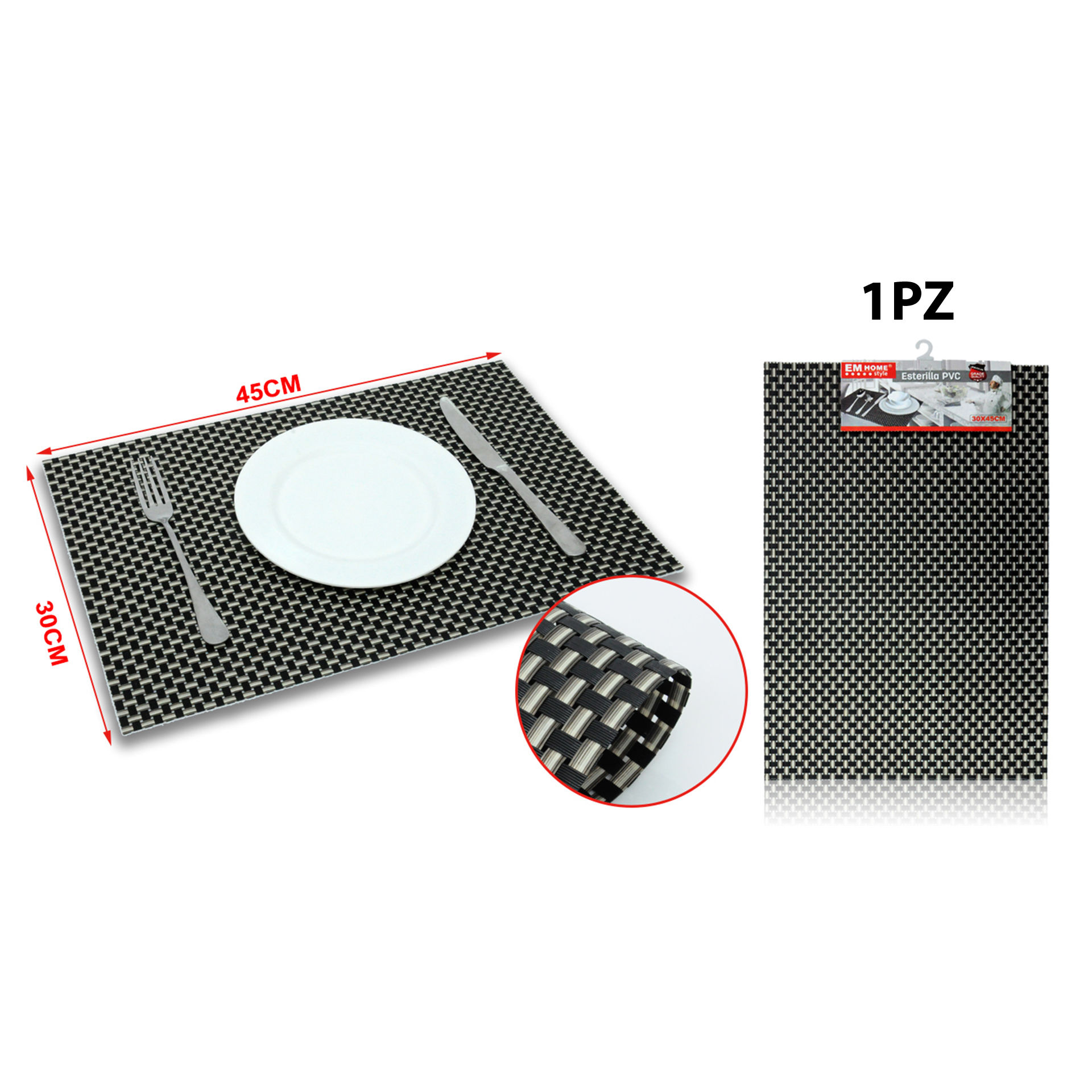 TOVAGLIETTA PVC 30*45CMEmi Style