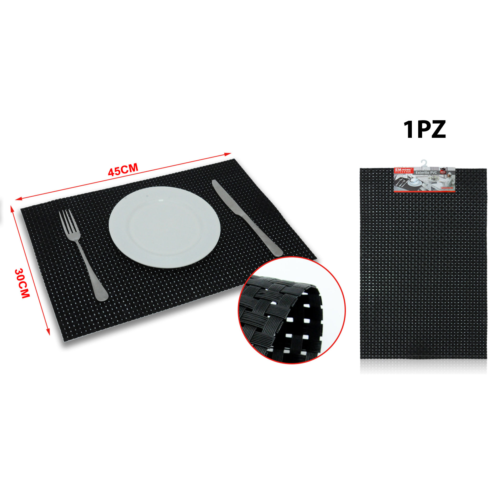 TOVAGLIETTA PVC 30*45CMEmi Style