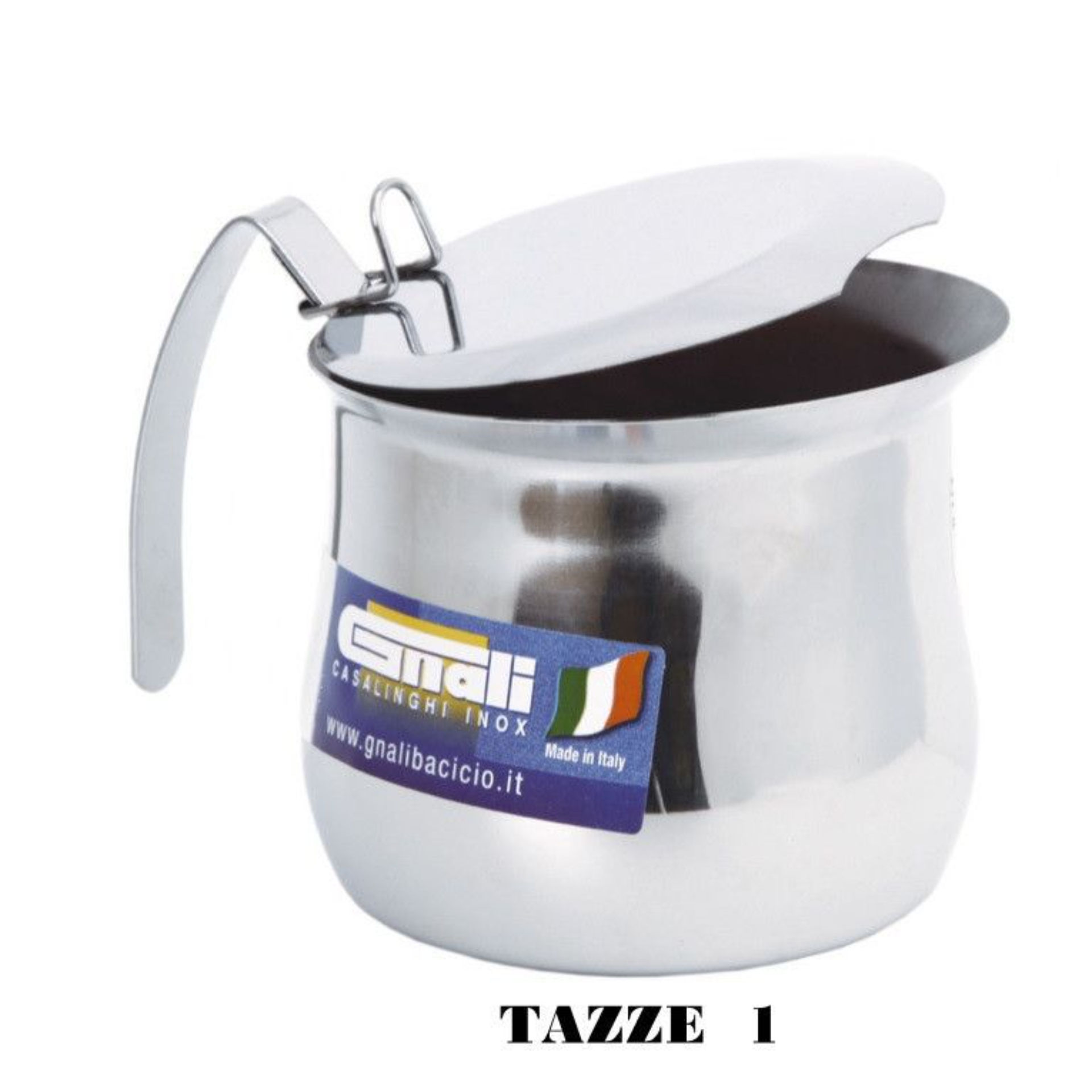 BRICCO BOMBATO C/COPERCHIO TZ.1 INOX 18/10Gnali