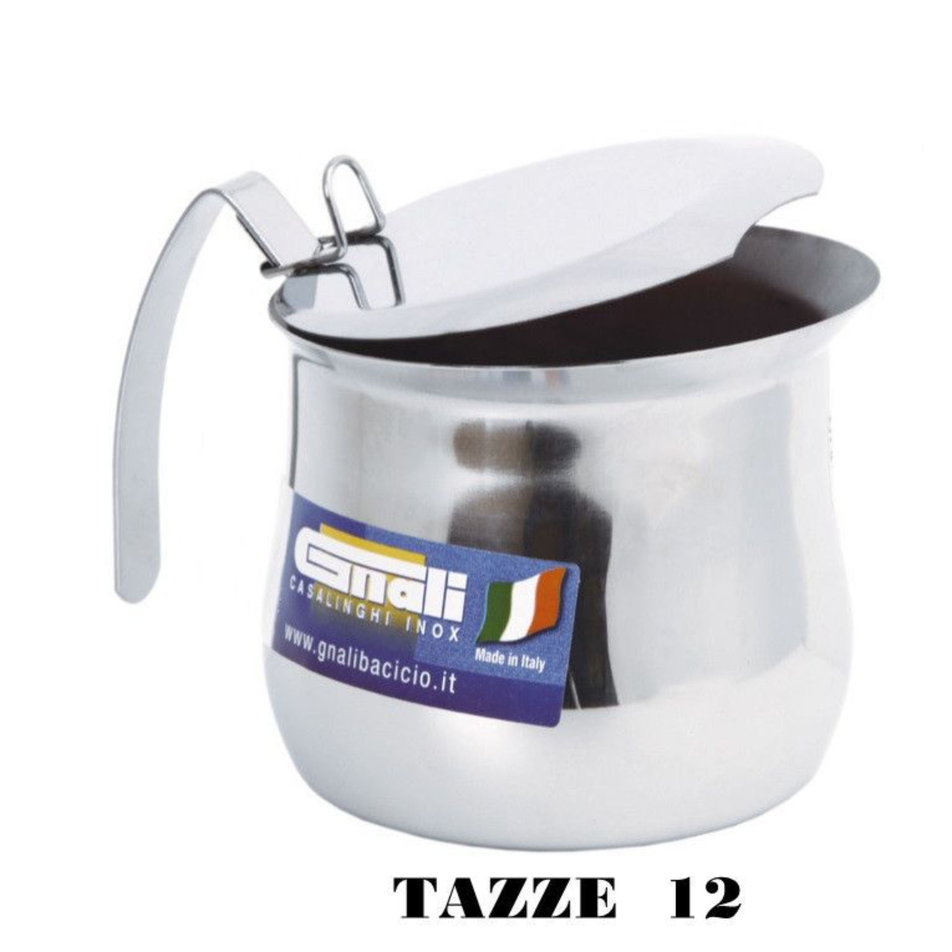 BRICCO BOMBATO C/COPERCHIO TZ.12 INOX 18/10Gnali