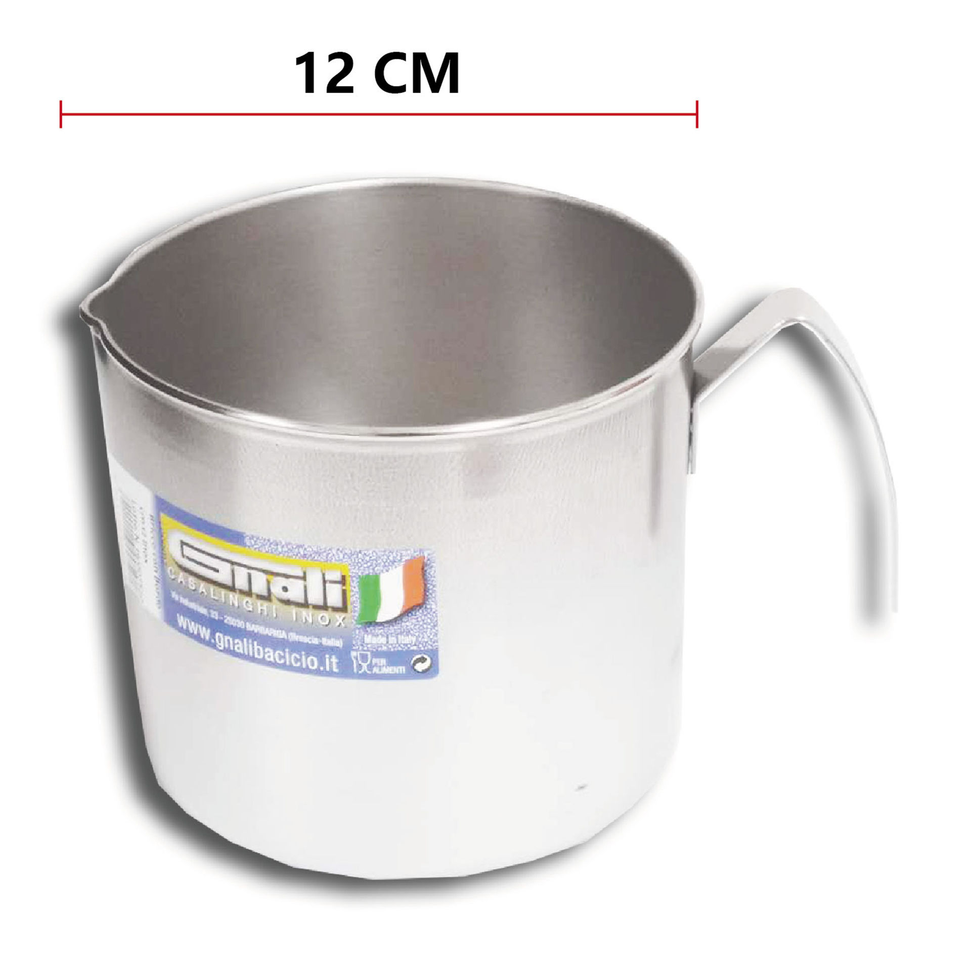 BRICCO C/BORDO CM.12 INOXGnali